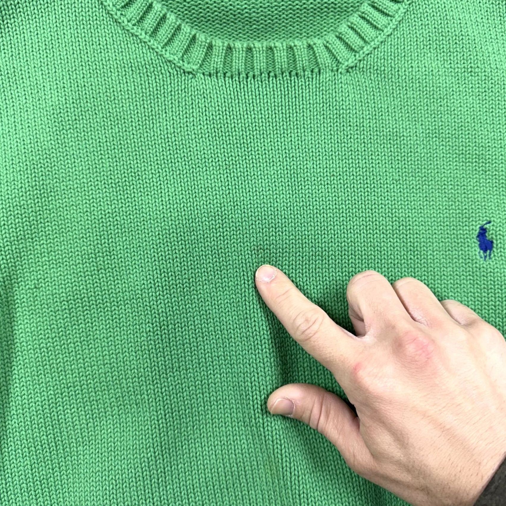 Polo Ralph Lauren Polo Ralph Lauren Sweater Mens 2XL Green Crewneck Knit Pullover Logo Pony Shirt Band Casual Mens Size US XXL / EU 58 / 5 - 3 Thumbnail