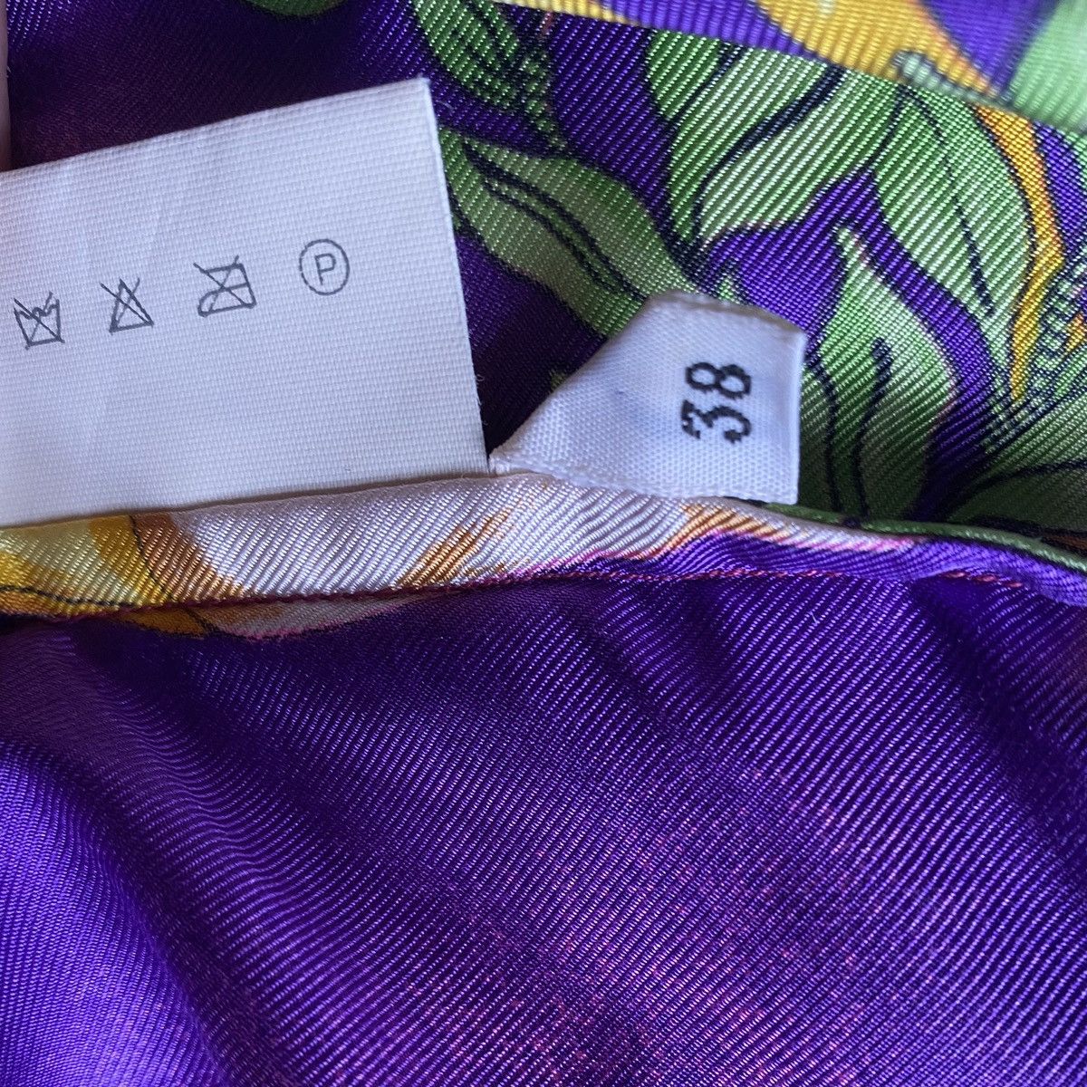 Versace Vintage Silk Versace Sport Gymnastic Oversize Shirt Size XS / US 0-2 / IT 36-38 - 11 Thumbnail