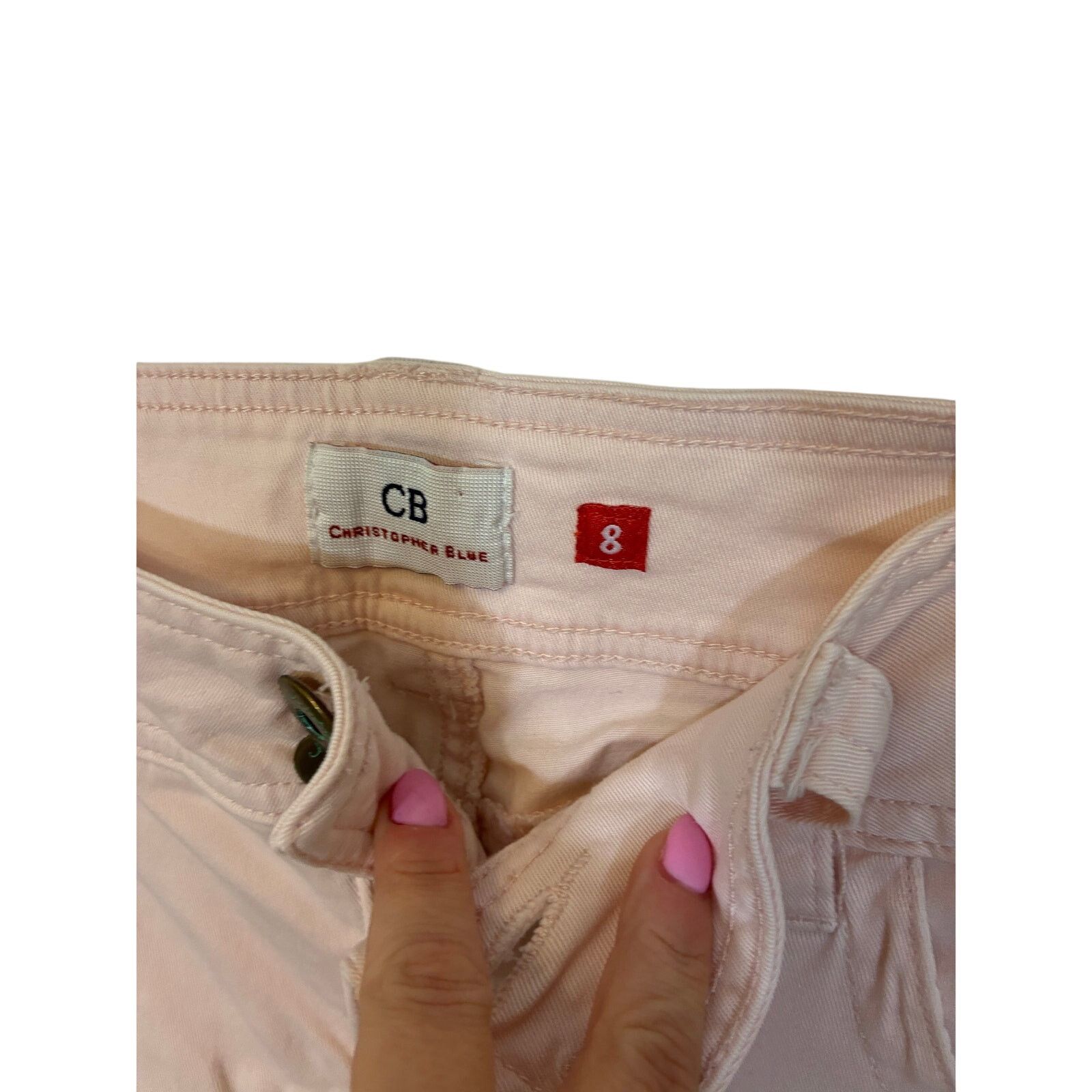 Other CB Cargo Capri Pants 8 Pink Skater Retro 90s Mid Rise Y2K Size 30" / US 8 / IT 44 - 4 Thumbnail
