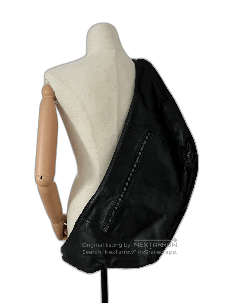 Yohji Yamamoto Yohji Yamamoto Black Leather Bag. Size ONE SIZE - 1 Thumbnail