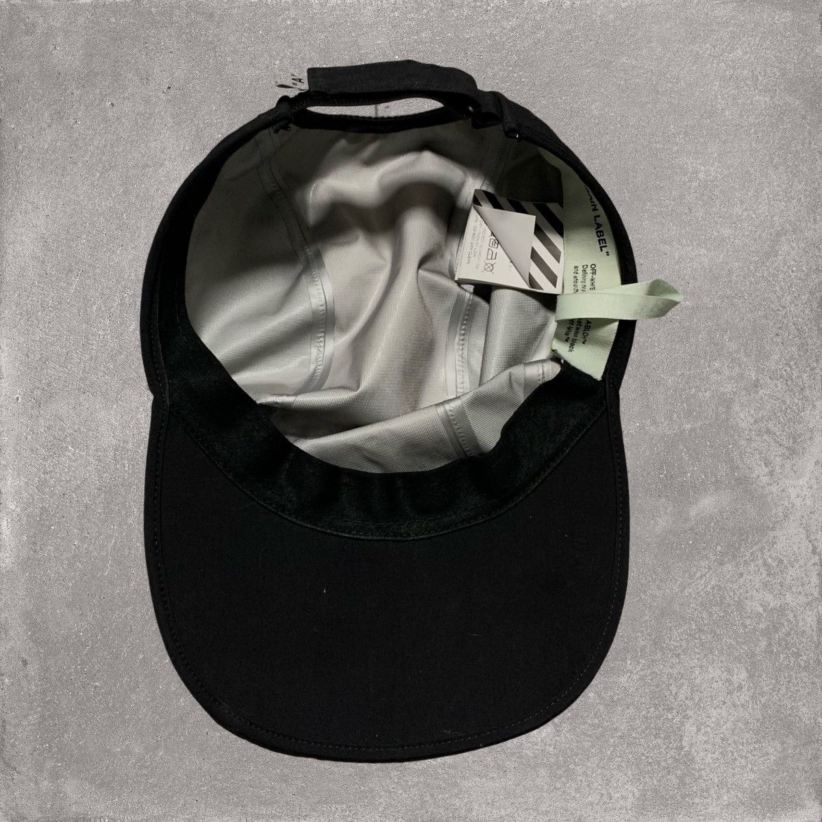 Off-White Off White Cap Mountain Equipment Black Nylon Technical Hat Size ONE SIZE - 4 Thumbnail