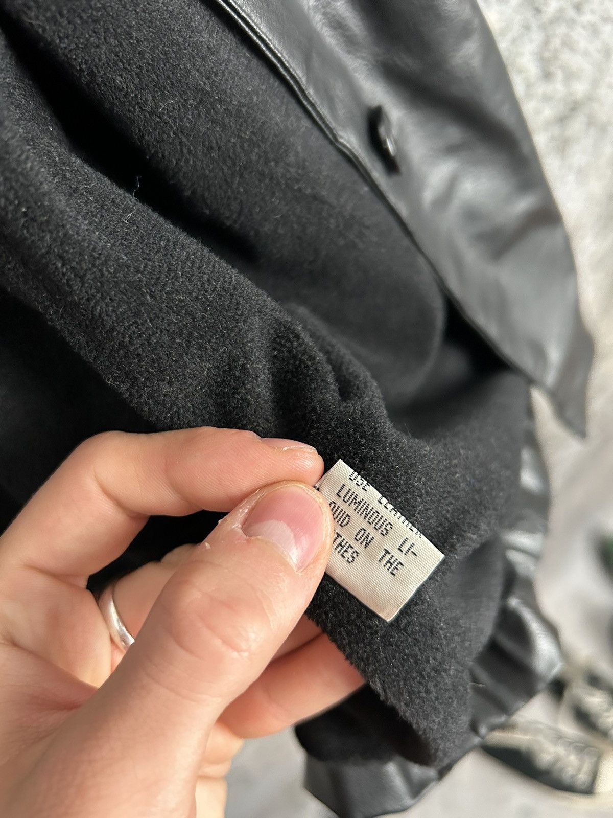Other Vintage Genuine Leather Jacket 90s Parka Avantgarde Grunge Size US M / EU 48-50 / 2 - 6 Thumbnail