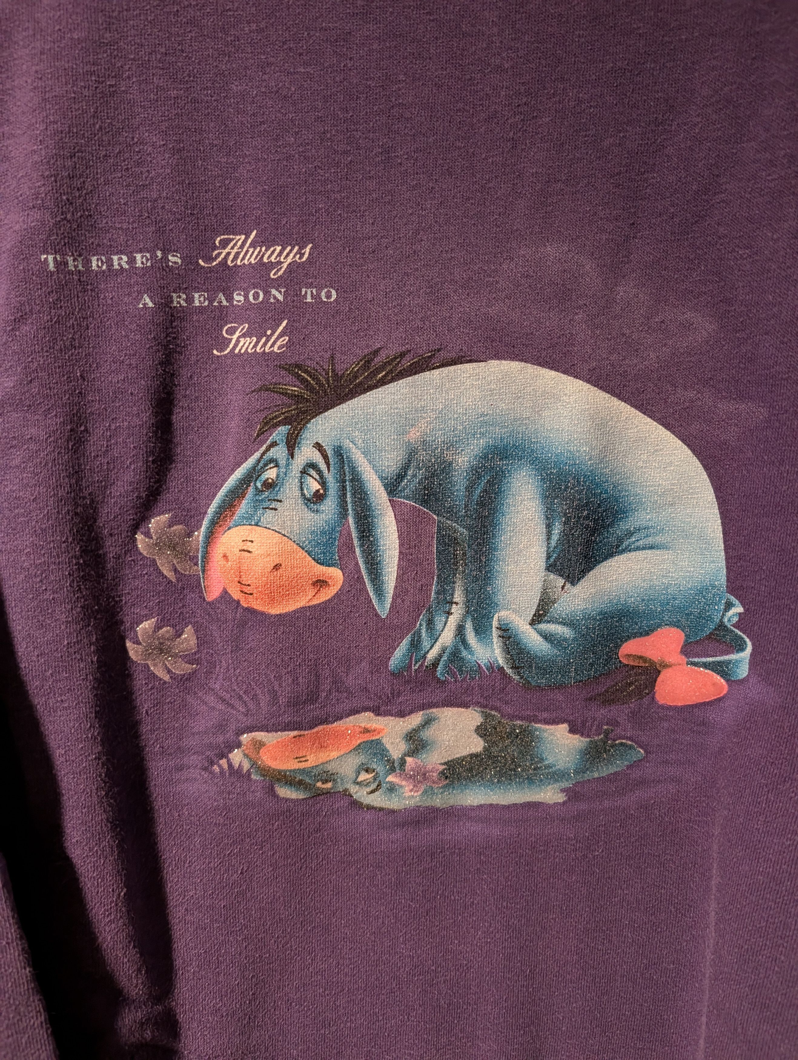 Disney Vintage Disney Eeyore Winnie The Pooh Sweatshirt Womens Size US L / EU 52-54 / 3 - 2 Thumbnail
