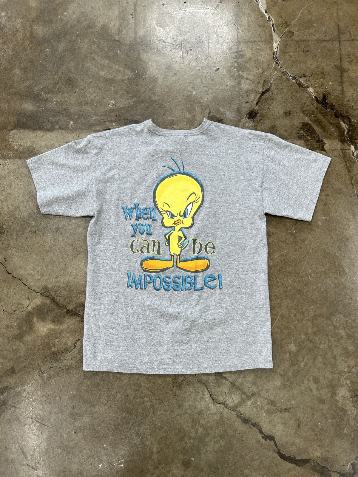 Vintage × Warner Bros Vintage Why Be Difficult Tweet Bird Looney Tunes Tee Large Size US L / EU 52-54 / 3 - 6 Thumbnail