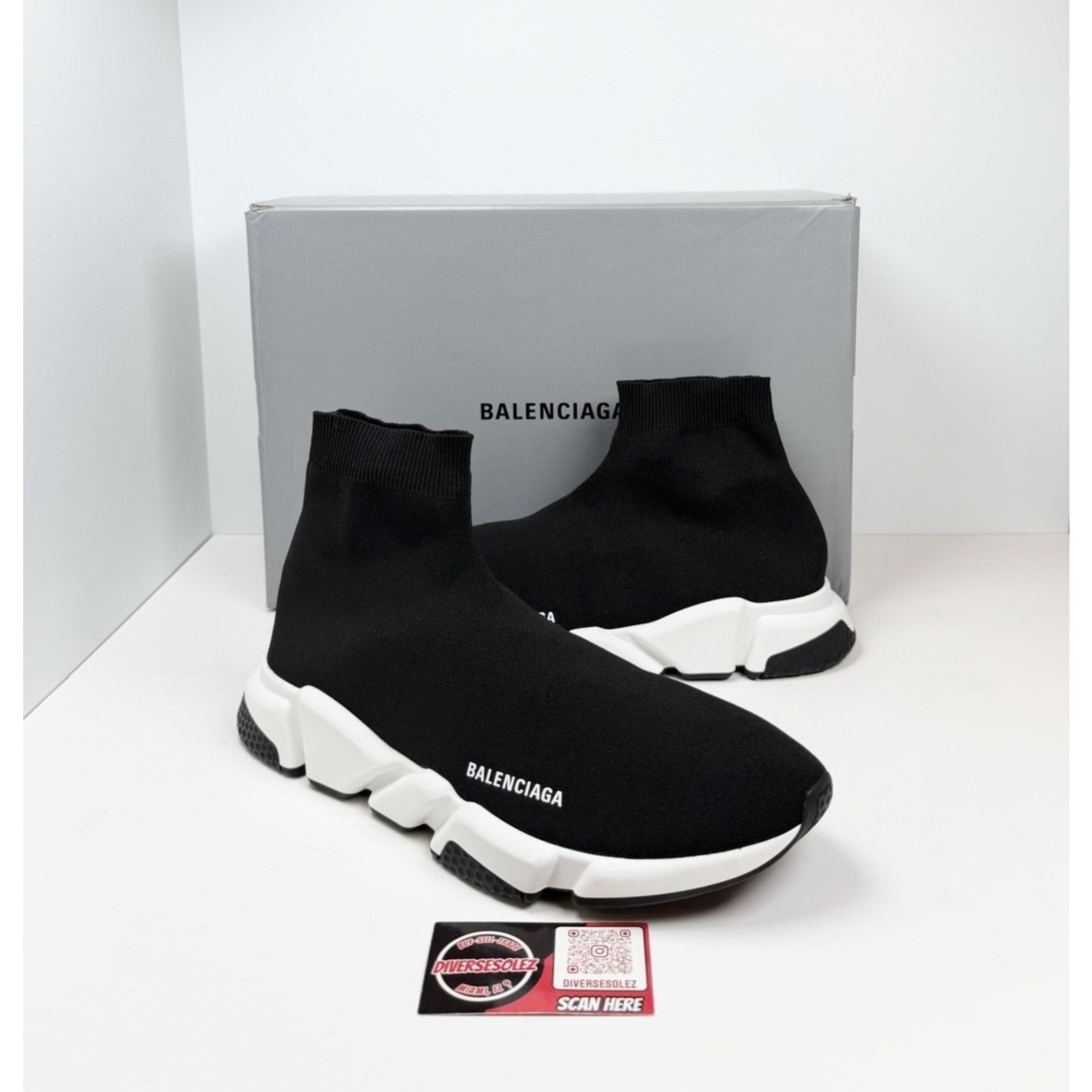 Balenciaga Size 47EU/14US - Balenciaga Speed Trainer Black NEW Size US 14 / EU 47 - 1 Thumbnail