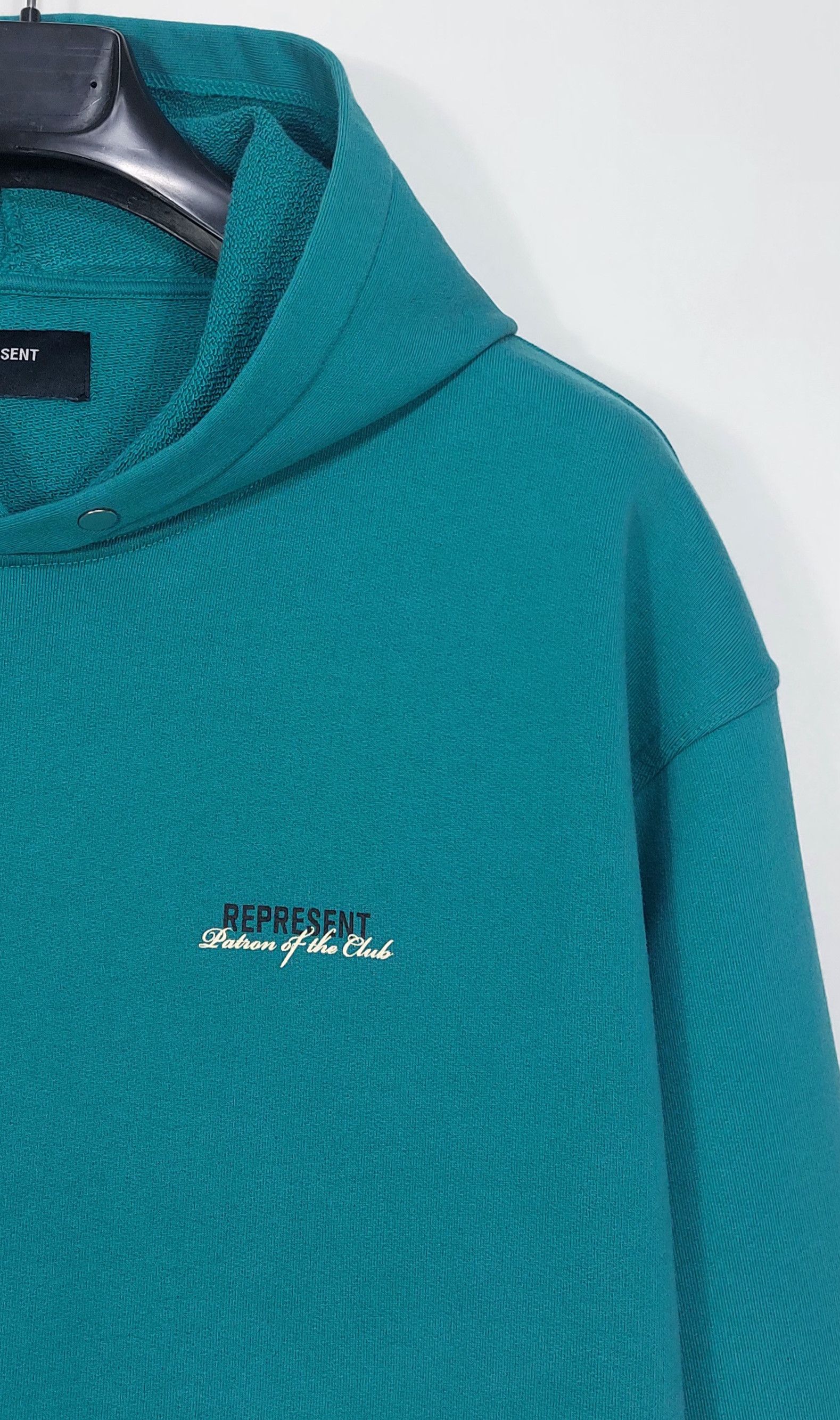 Represent Clo. patron of the club hoodie - teal green L Size US L / EU 52-54 / 3 - 7 Thumbnail