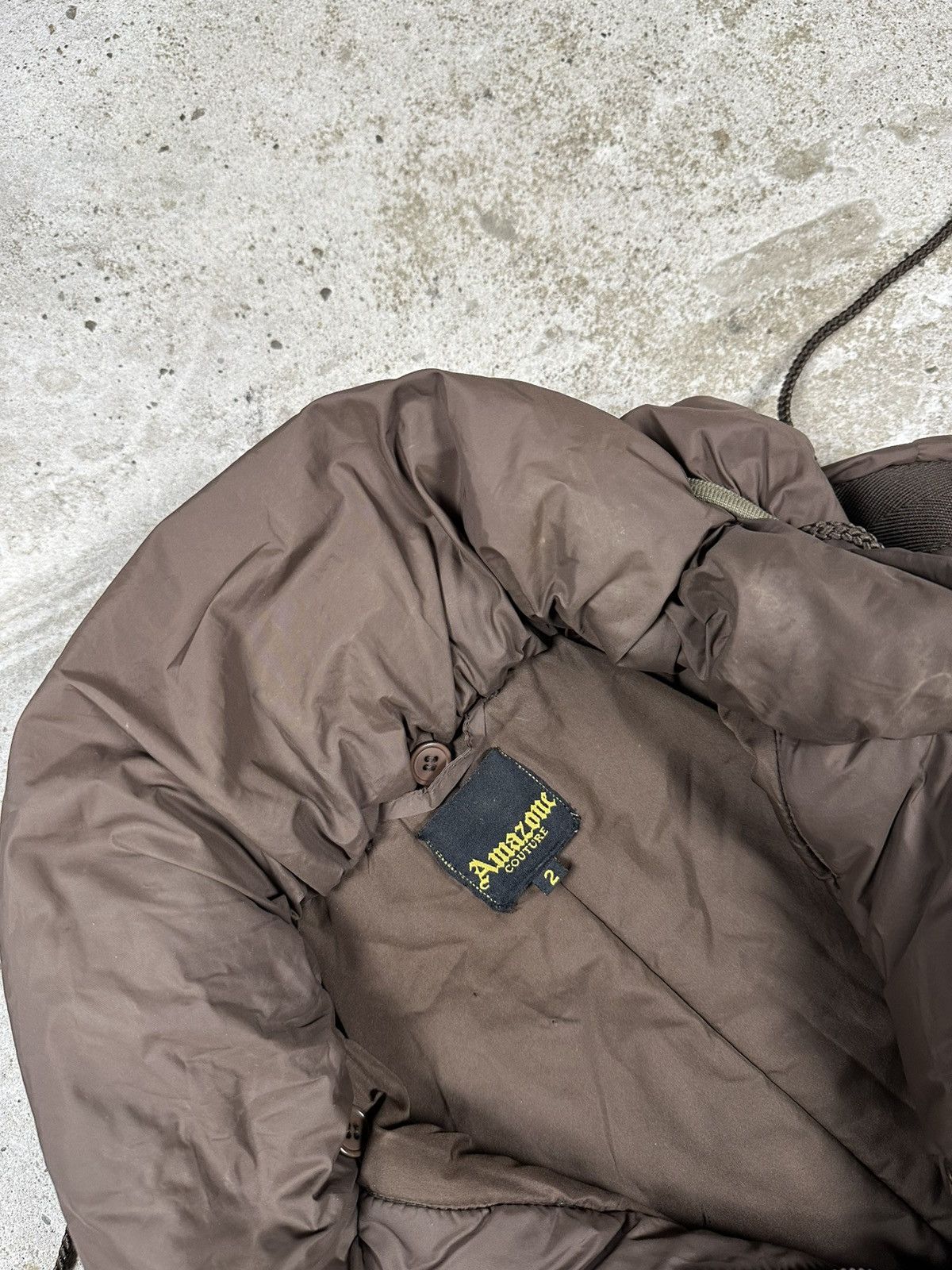 Japanese Brand × Vintage Vintage Y2K Bondage Utility Hooded Brown Jacket Size US S / EU 44-46 / 1 - 11 Thumbnail