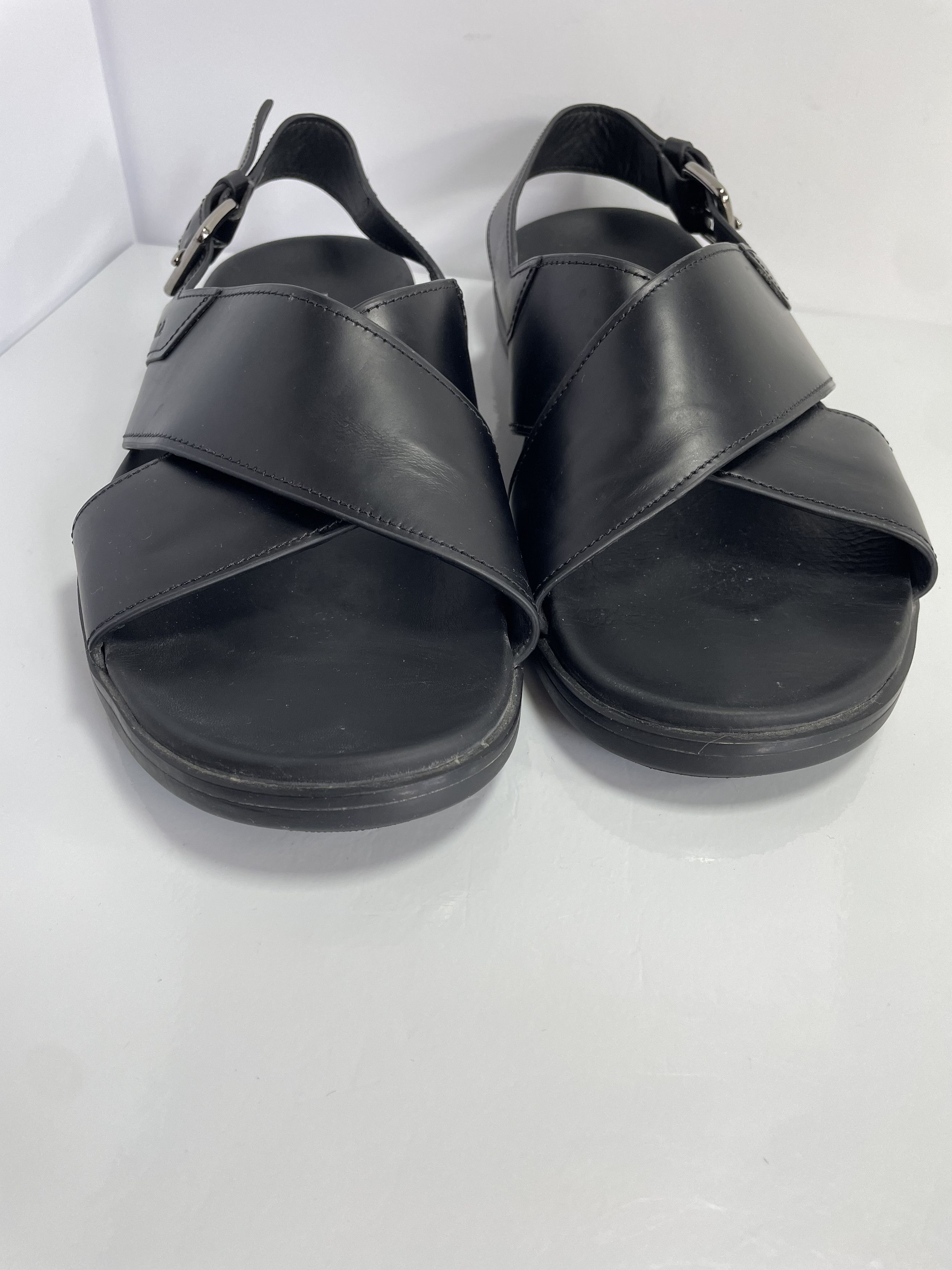 Prada Prada men leather sandals Size US 8 / EU 41 - 4 Thumbnail