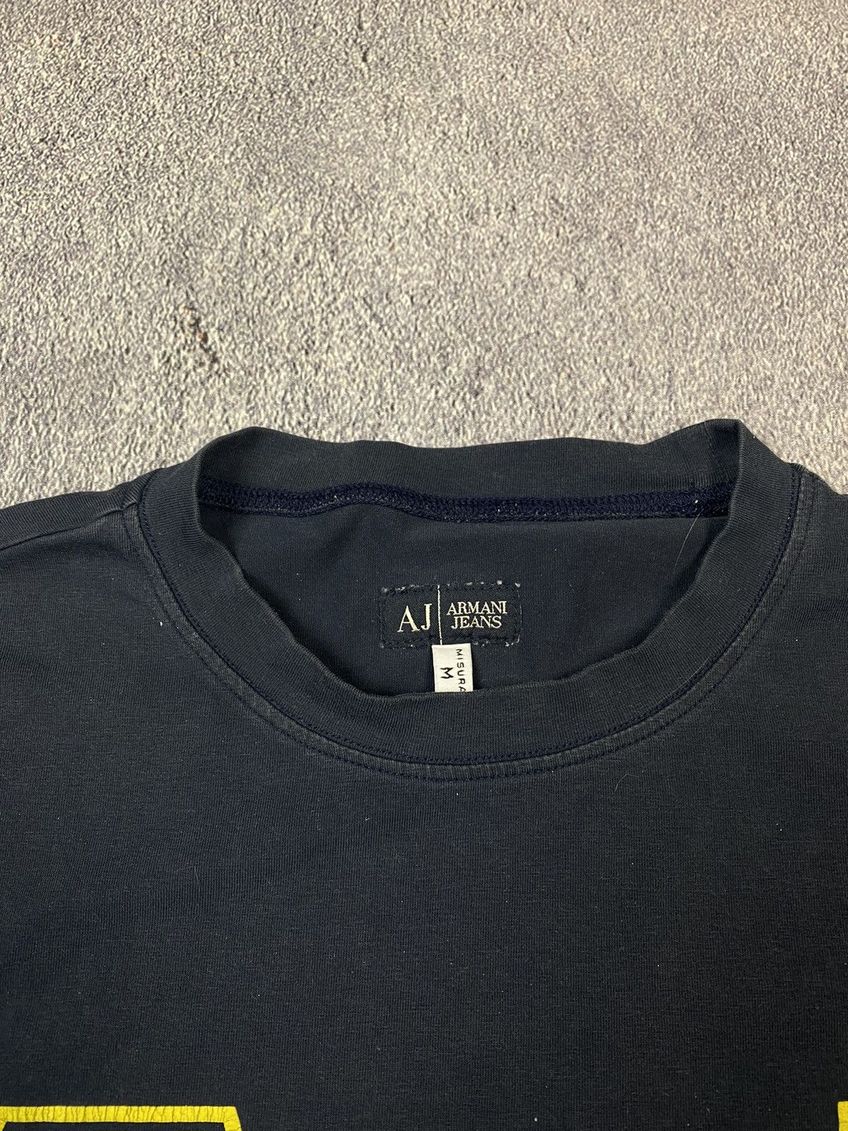 Armani × Giorgio Armani Vintage Armani Jeans Big Logo T-shirt Y2K Luxury Size US S / EU 44-46 / 1 - 5 Thumbnail