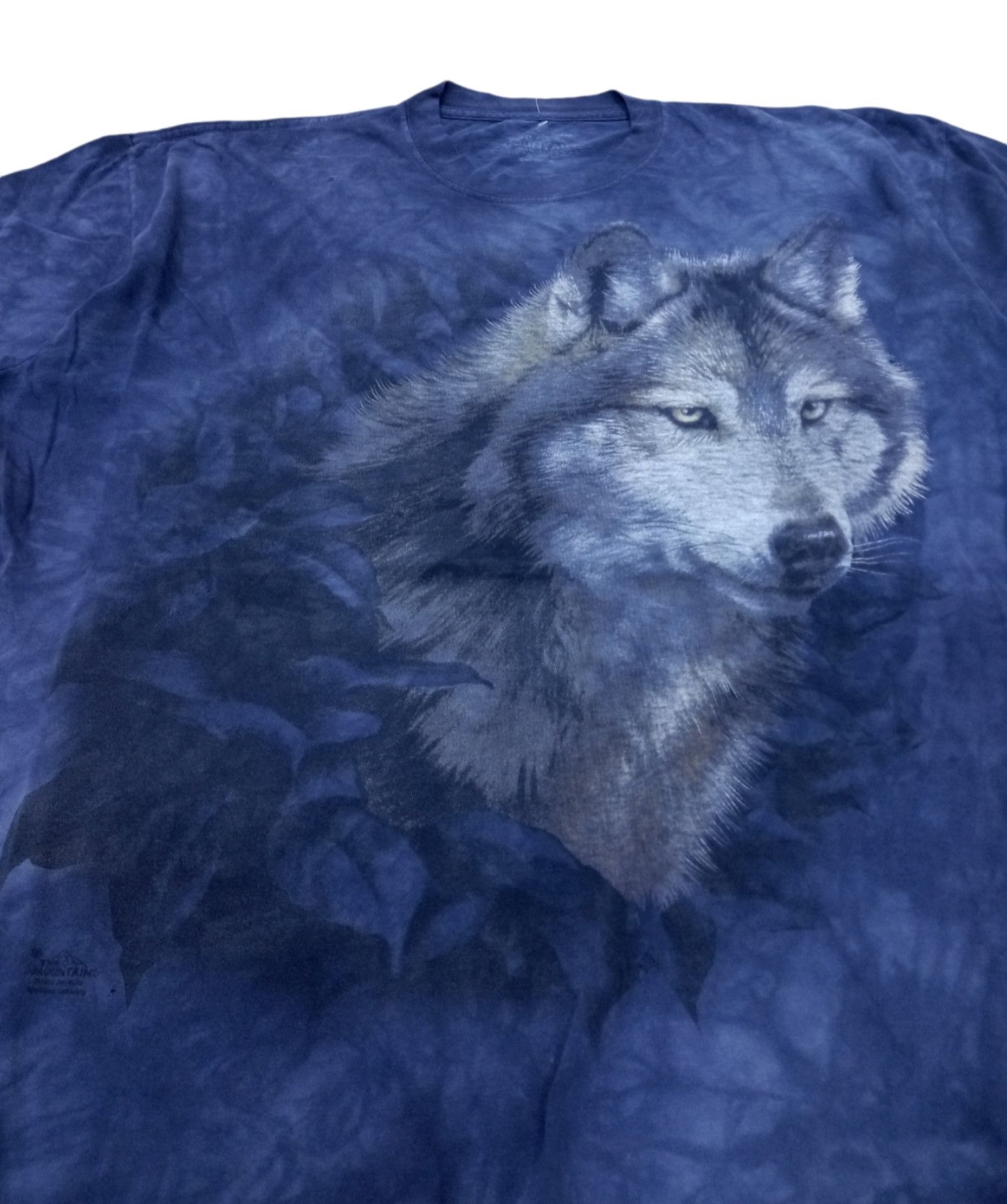 The Mountain The Mountain Distressed Washed Blue Wolf Fullprint Size US XXL / EU 58 / 5 - 2 Thumbnail