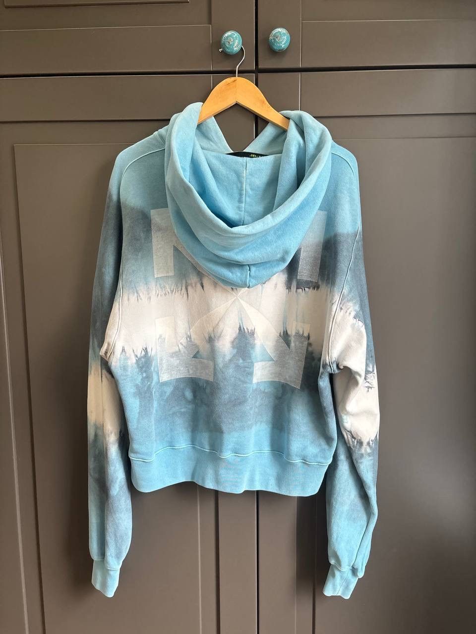 Off-White Off-White Tie-Dye Arrow Hoodie Size US M / EU 48-50 / 2 - 2 Thumbnail