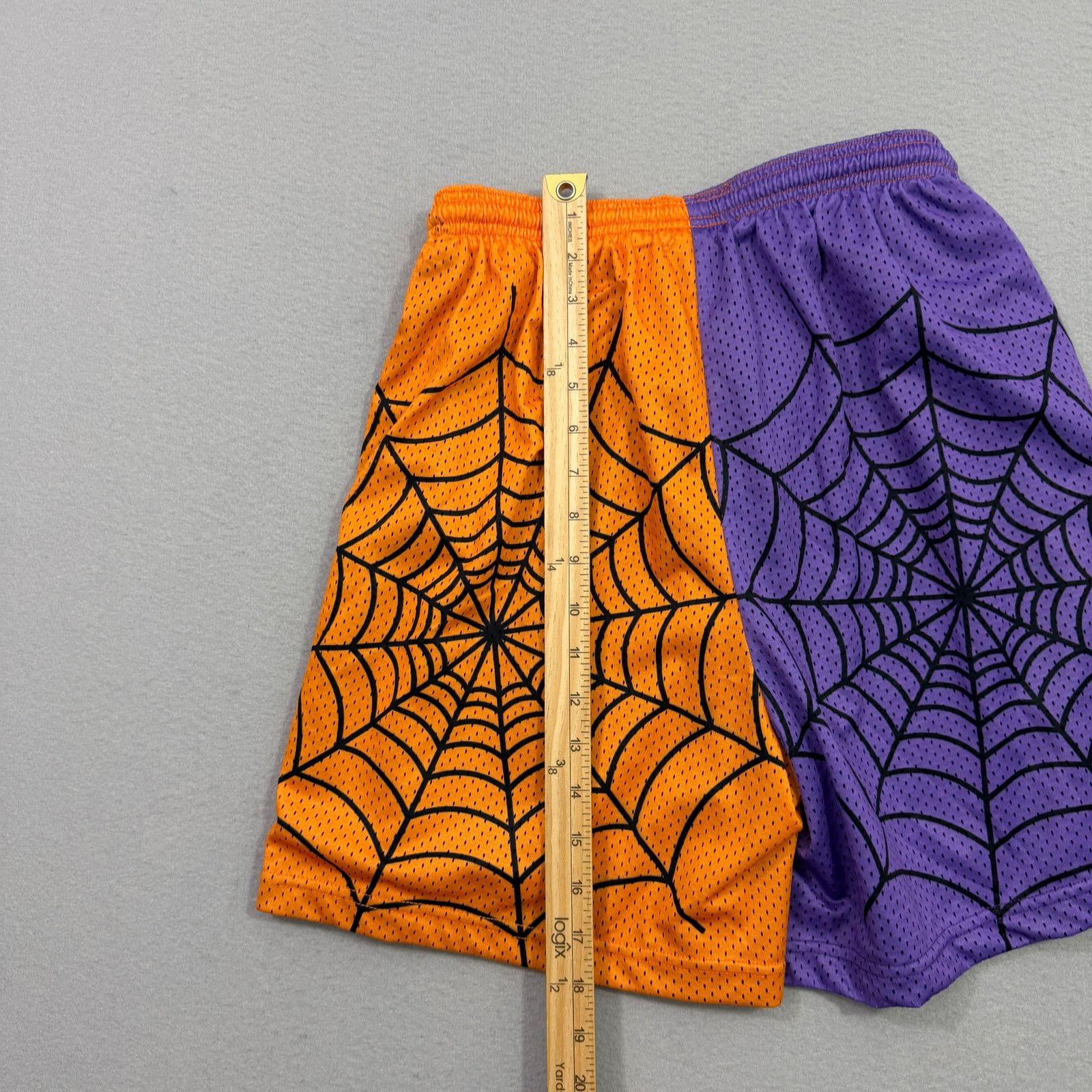 Vintage Lost Files Clothing Halloween Collection Spider Web Shorts Size US 34 / EU 50 - 9 Thumbnail