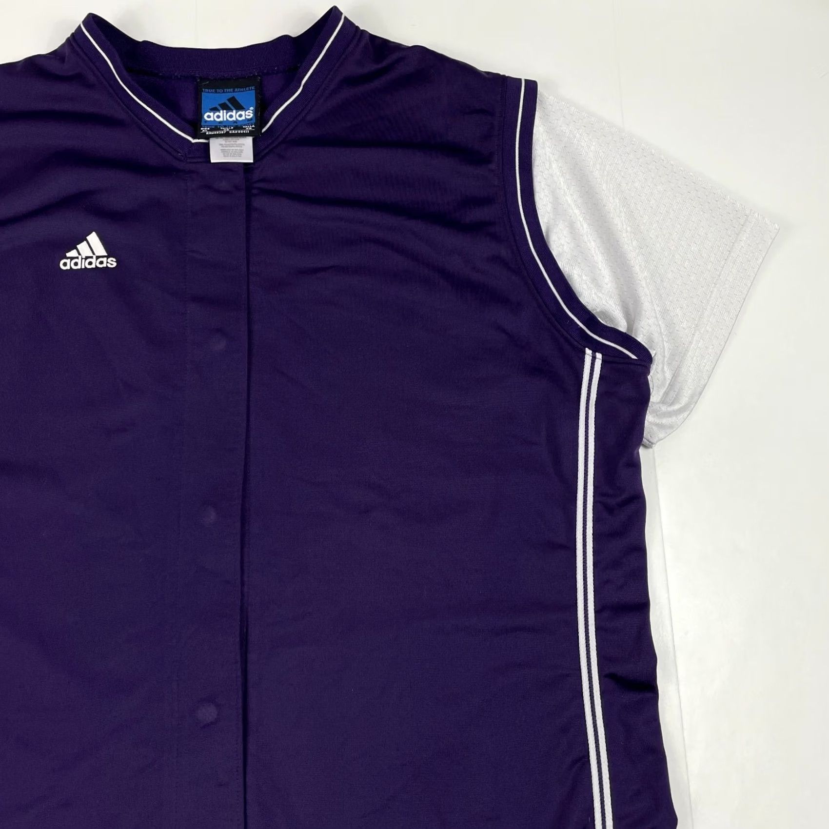 Adidas Adidas Purple Jersey Mens Extra Large Sleeve Short Size US XL / EU 56 / 4 - 3 Thumbnail