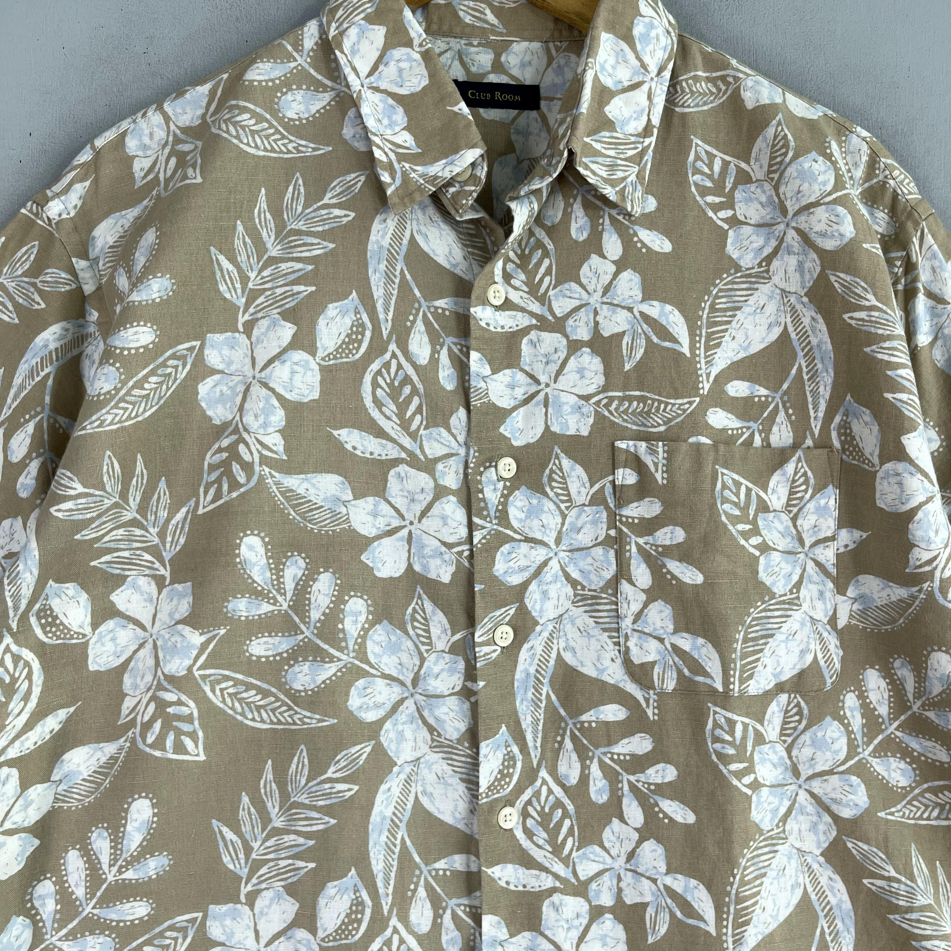 Vintage Vintage Hawaii Beach Tropical Floral Motive Button Up Shirt Size US L / EU 52-54 / 3 - 2 Thumbnail