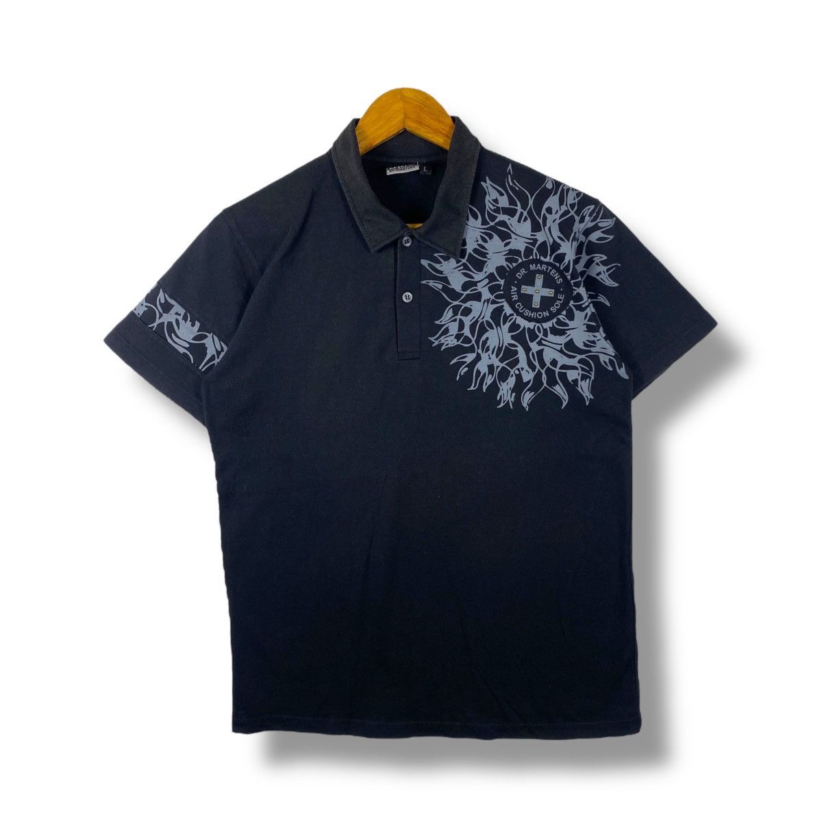Dr. Martens DR. MARTENS Air Cushion Sole Graphic Polo Shirt Large Size Size US L / EU 52-54 / 3 - 1 Thumbnail