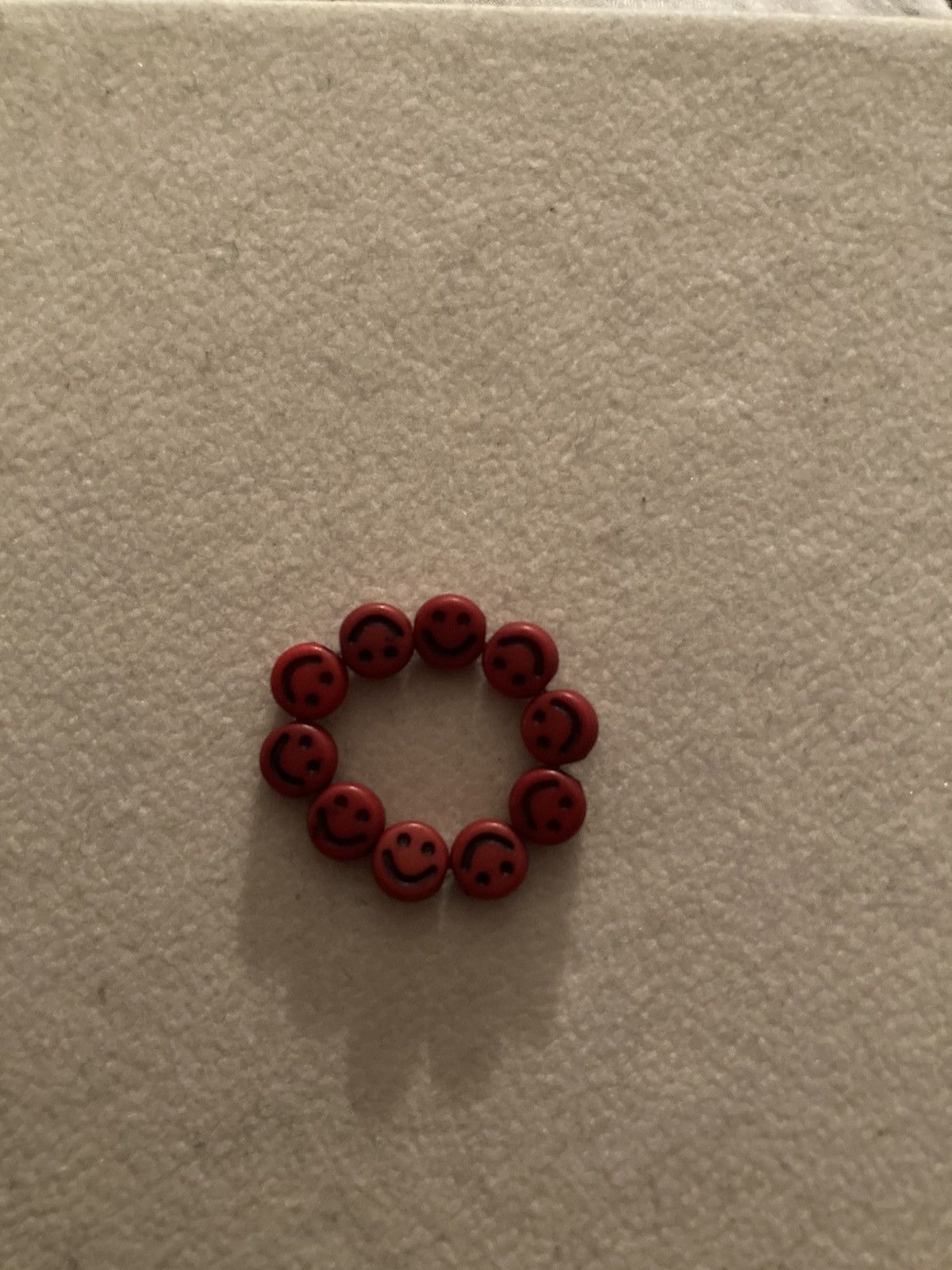 Other Red hearts beaded ring Size ONE SIZE - 1 Preview
