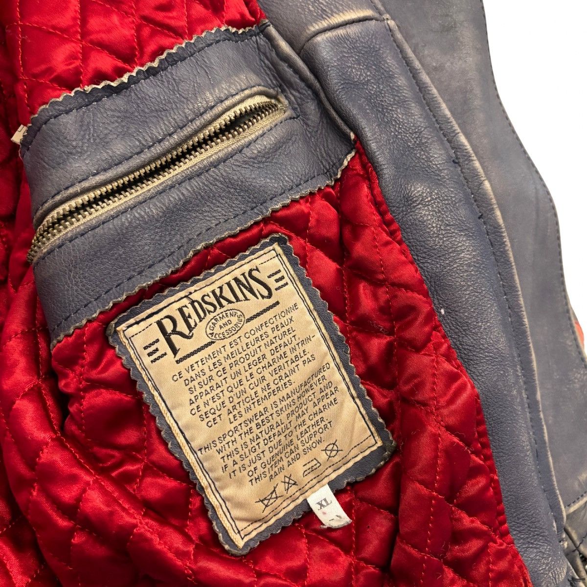 Other Redskins leather biker jacket Size US XL / EU 56 / 4 - 4 Thumbnail