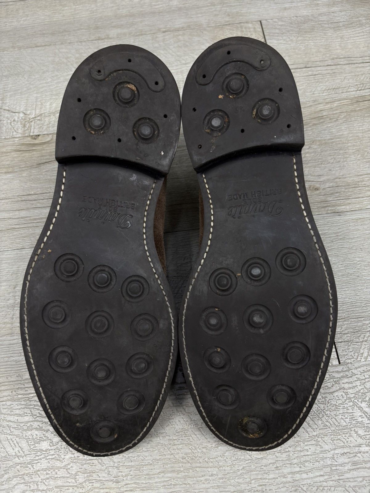 Church's Rare Luxury Church's Hand Made Suede Brogue Leather Derby Kingdom Shoes Sneakers Size US 12 / EU 45 - 8 Thumbnail