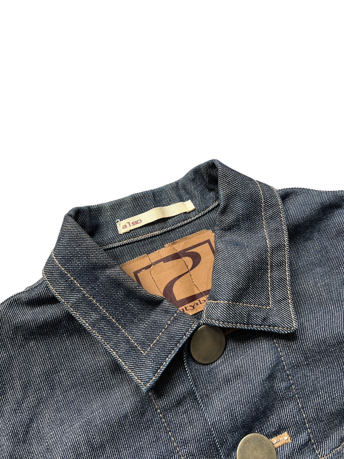 Beauty Beast 1990 Beauty Beast Large Brass Button Denim Jacket Size US M / EU 48-50 / 2 - 4 Thumbnail