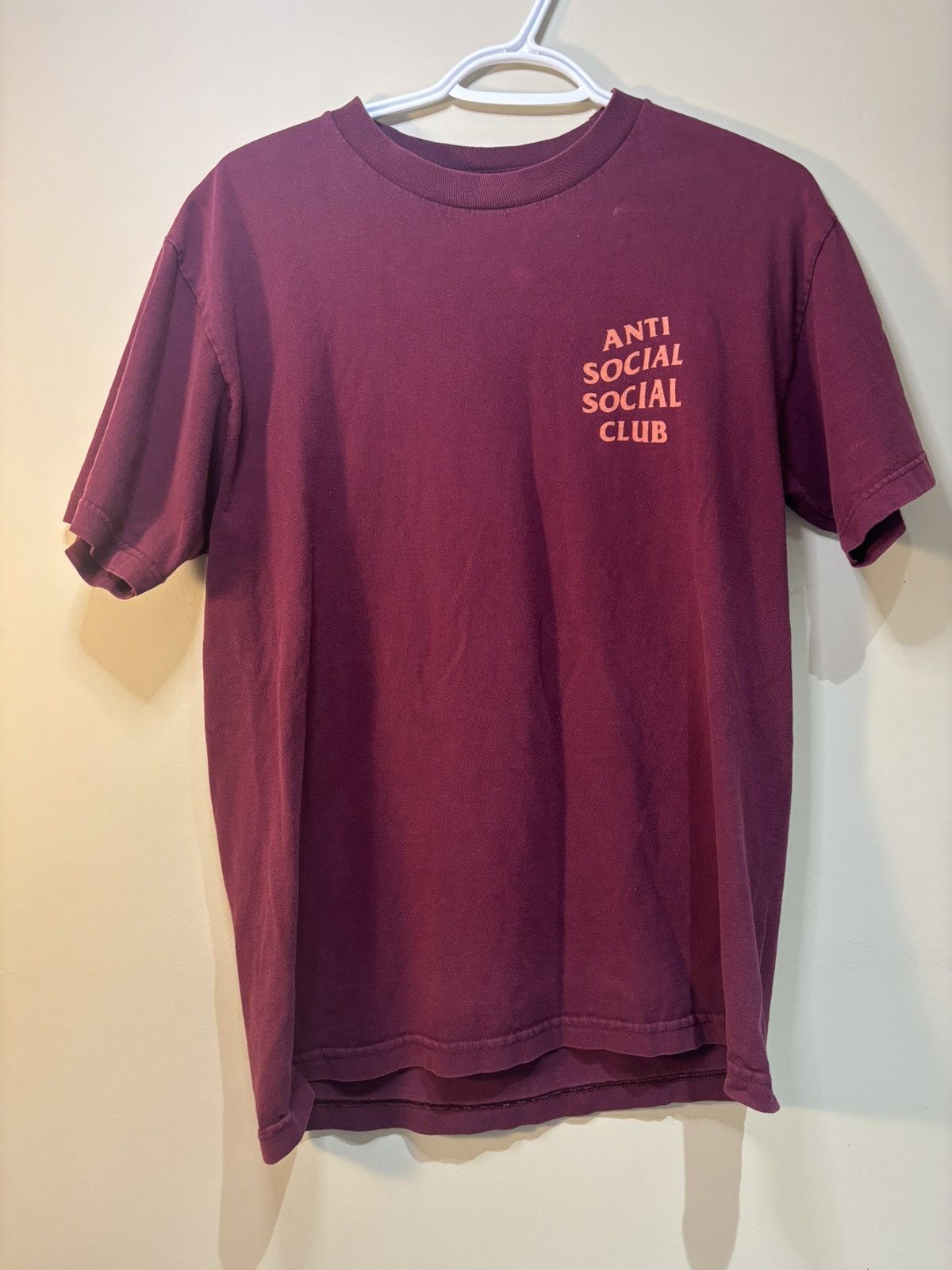 Anti Social Social Club Anti Social Social Club Maroon T-Shirt Size US M / EU 48-50 / 2 - 1 Thumbnail