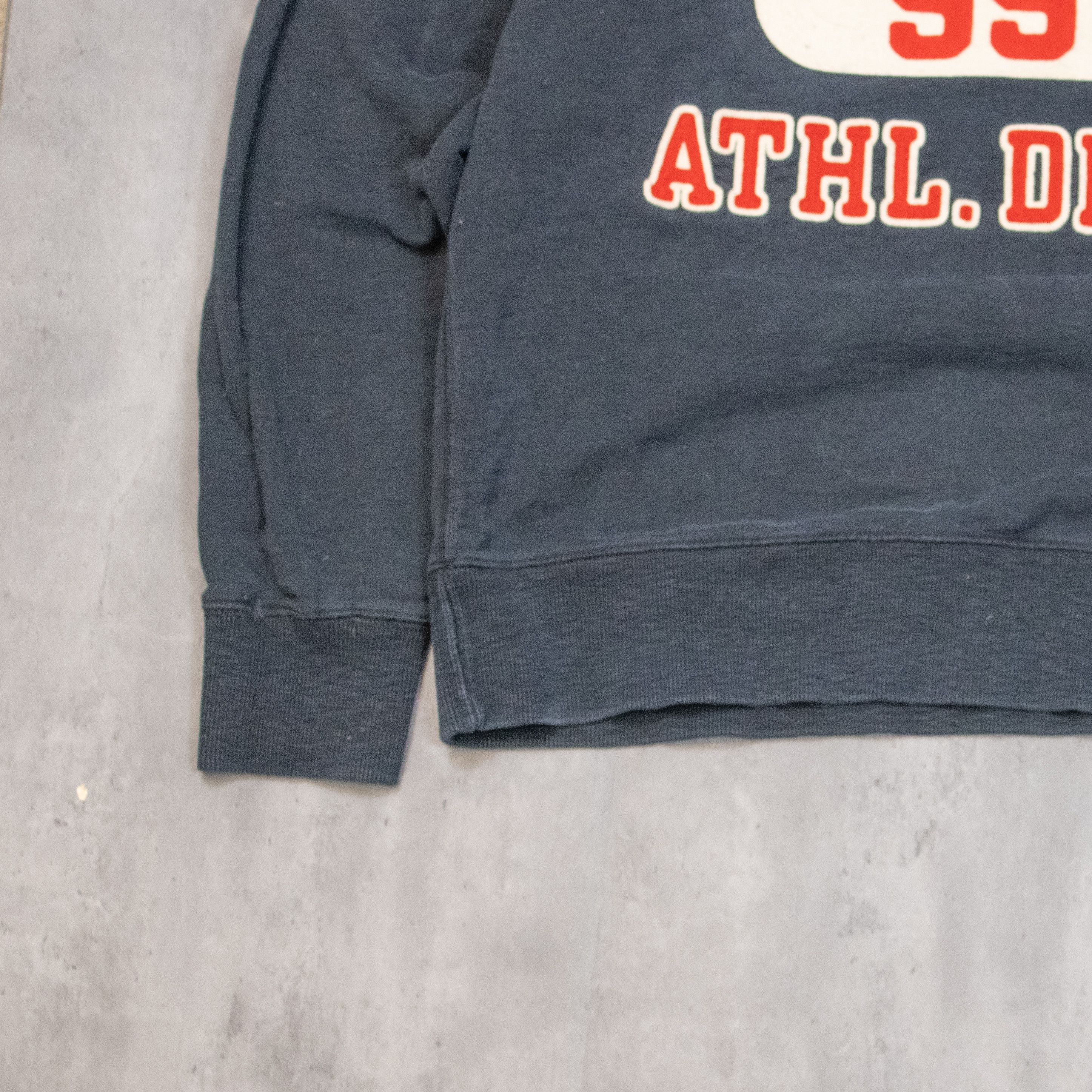 Japanese Brand Frank & Marshall University Chain Stitch Crewneck Sweater Size US M / EU 48-50 / 2 - 4 Thumbnail