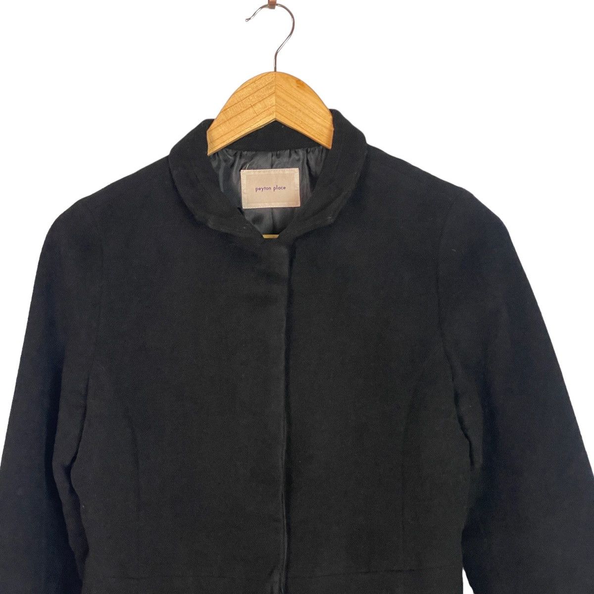 Japanese Brand Peyton Place For Women Long Coat Size L / US 10 / IT 46 - 3 Thumbnail