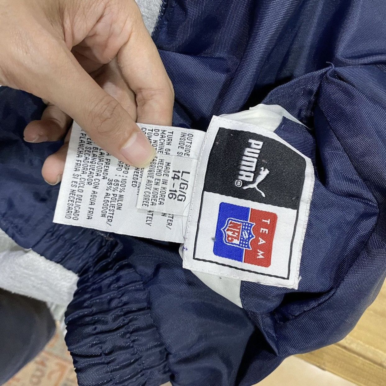 NFL × Puma × Vintage Vintage Puma NFL Dallas Cowboys Reversible Jacket Hoodies Size US L / EU 52-54 / 3 - 12 Thumbnail