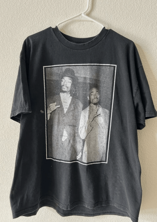 VINTAGE Snoop Shirt Mens 2XL Black Tupac Death Row Rap