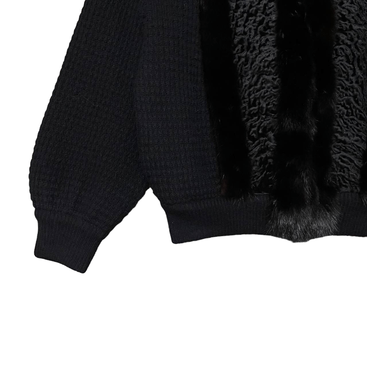 Issey Miyake Vintage Avagolf Wool Fur Baby Lamb Jacket Size US M / EU 48-50 / 2 - 3 Thumbnail
