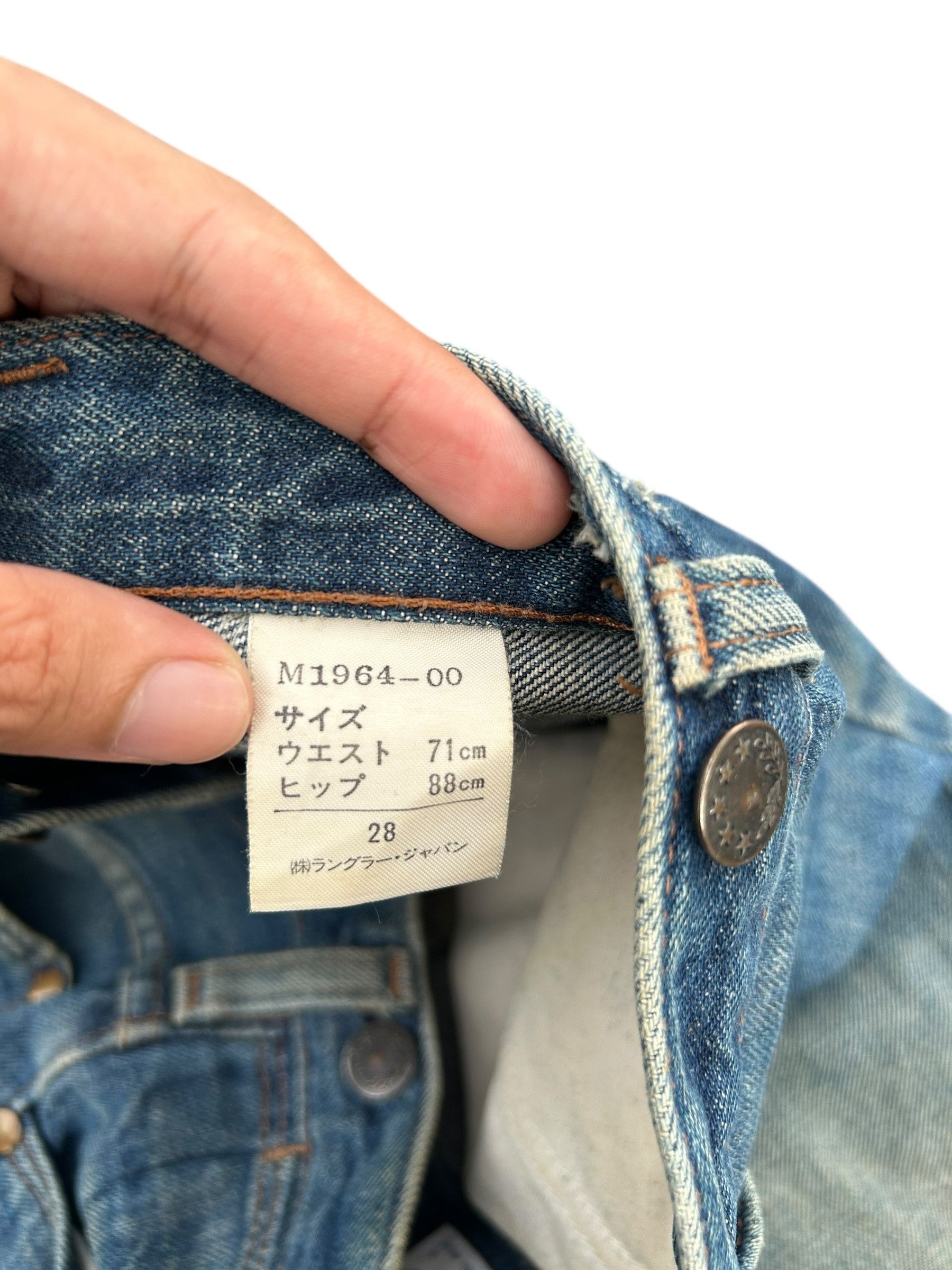 Kapital × Vintage × Wrangler Vintage Wrangler Selvedge Rusty Mud Wash Denim Jeans Size US 28 / EU 44 - 8 Thumbnail