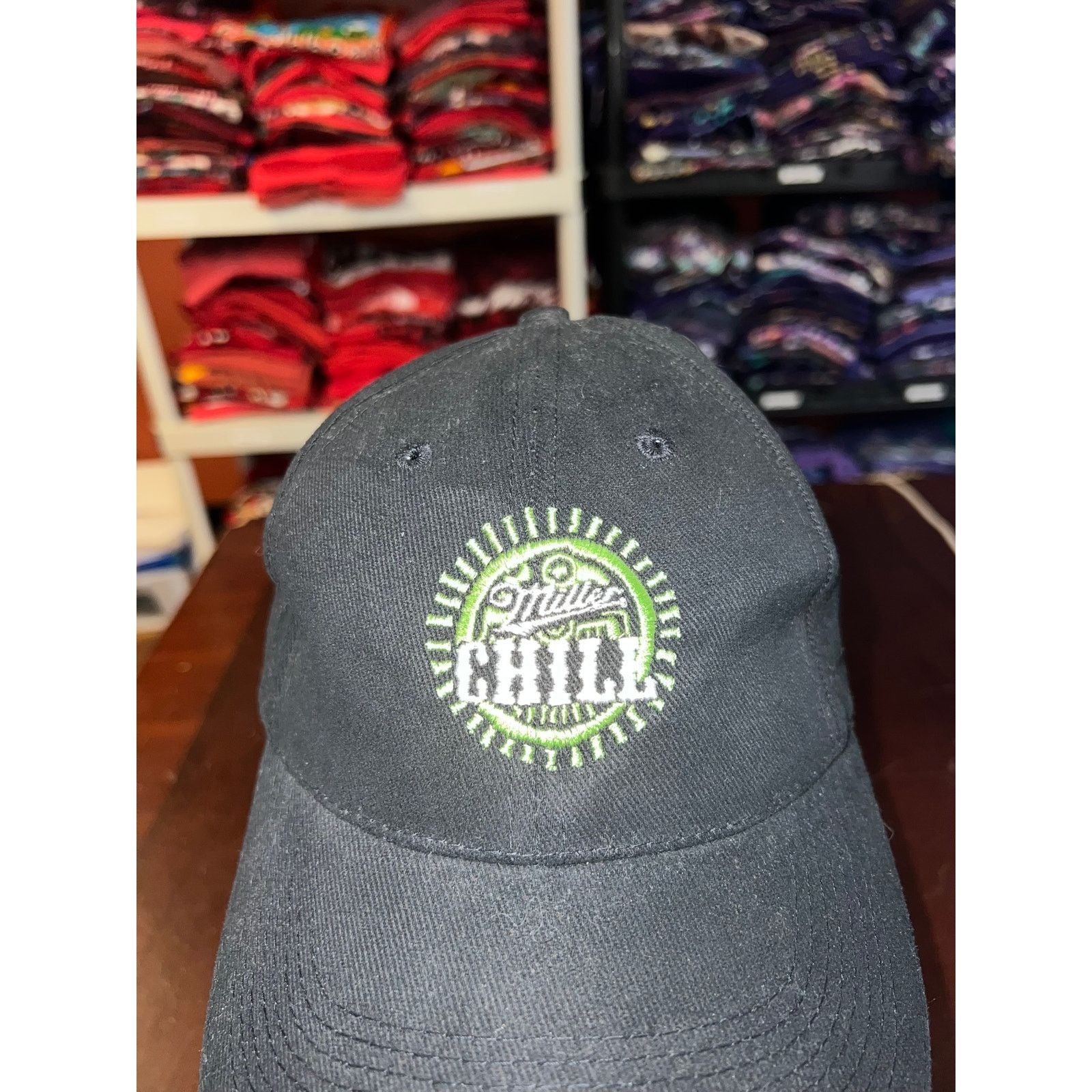 Other Miller Beer Hat Chill Green Black Alcohol Promo Cap Headwear Size ONE SIZE - 2 Thumbnail