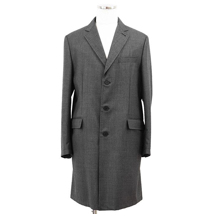Other Other Brioni Chester Sharkskin Wool Coat Textile Outerwear DUTY FREE for USA Size ONE SIZE - 1 Thumbnail