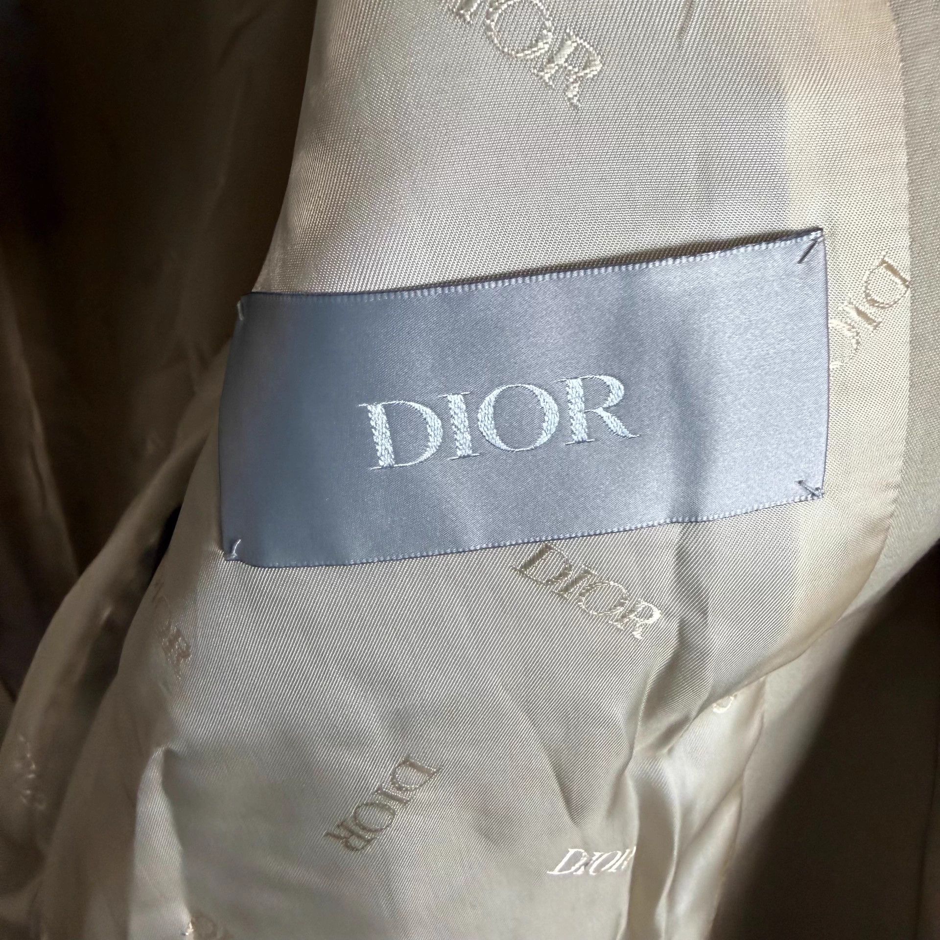 Dior DIOR FW22 men's beige multi-pocket stand collar jkt Size US L / EU 52-54 / 3 - 8 Thumbnail