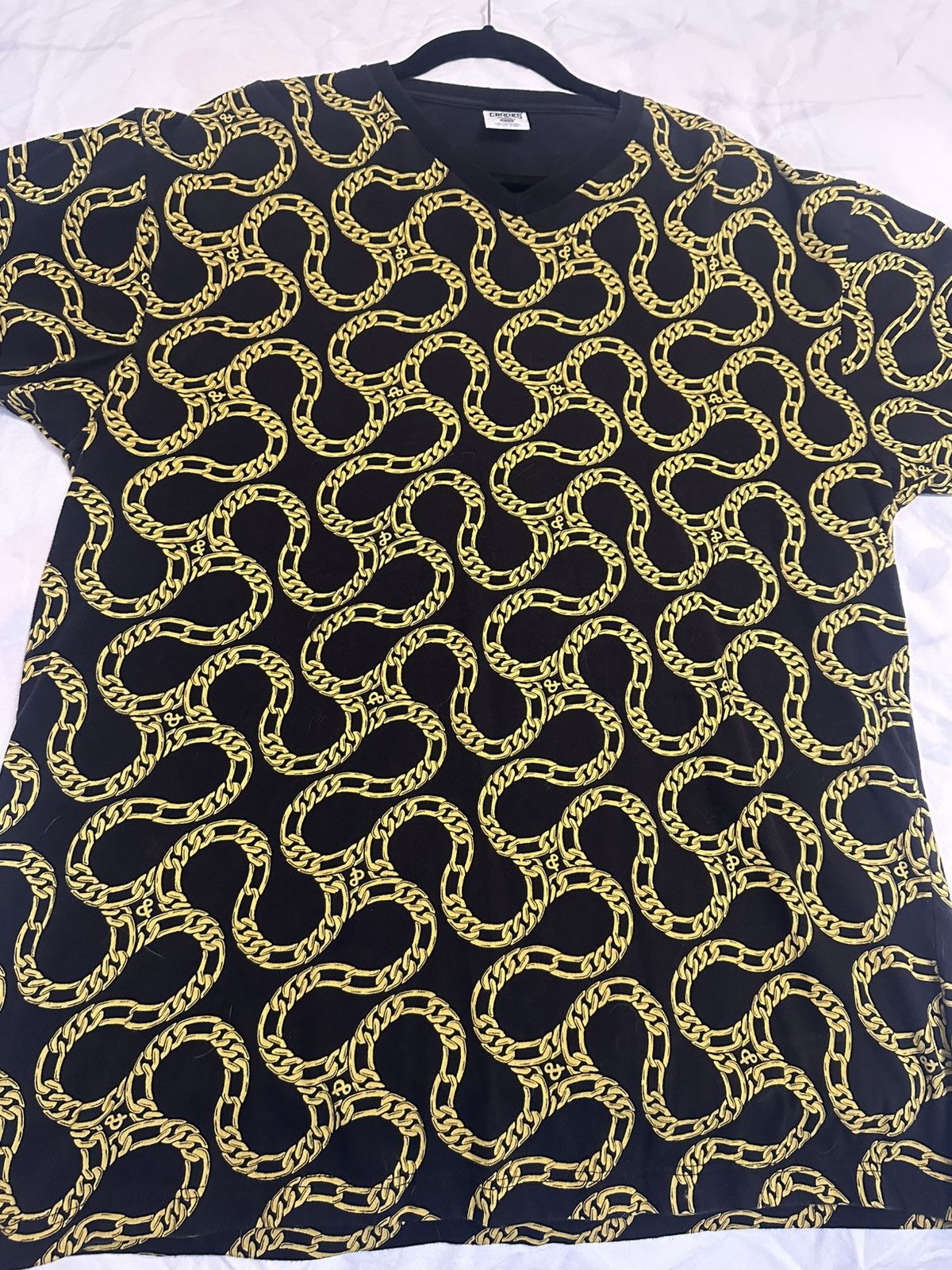 Crooks & Castles Crooks & Castles Gold Chain T Shirt Size US XL / EU 56 / 4 - 5 Thumbnail