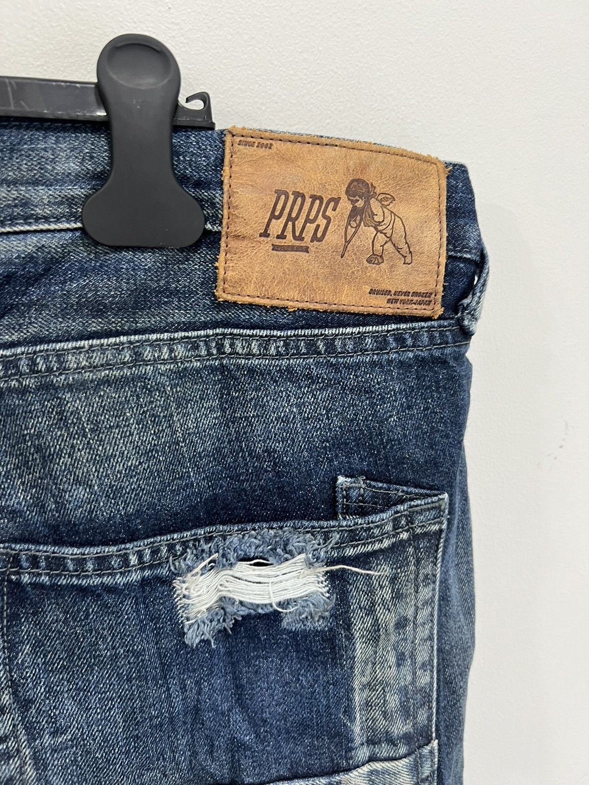 Prps Prps Denim Jean Shorts Distressed size 42 jorts Size US 42 / EU 58 - 3 Thumbnail
