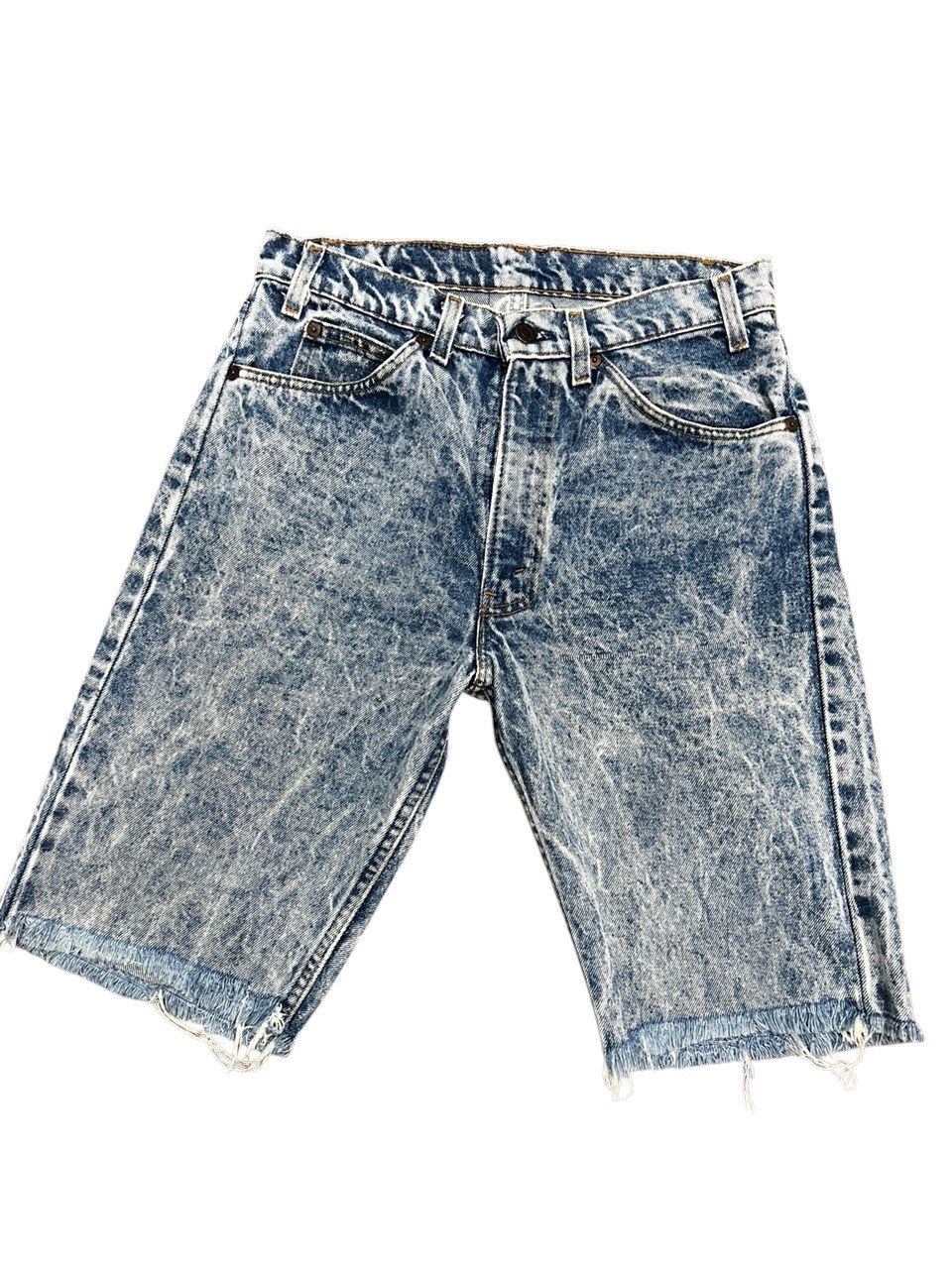 Levi's × Vintage Vintage 1980’s Levis Acid Wash Cut Off Short Pants Size US 31 - 5 Thumbnail