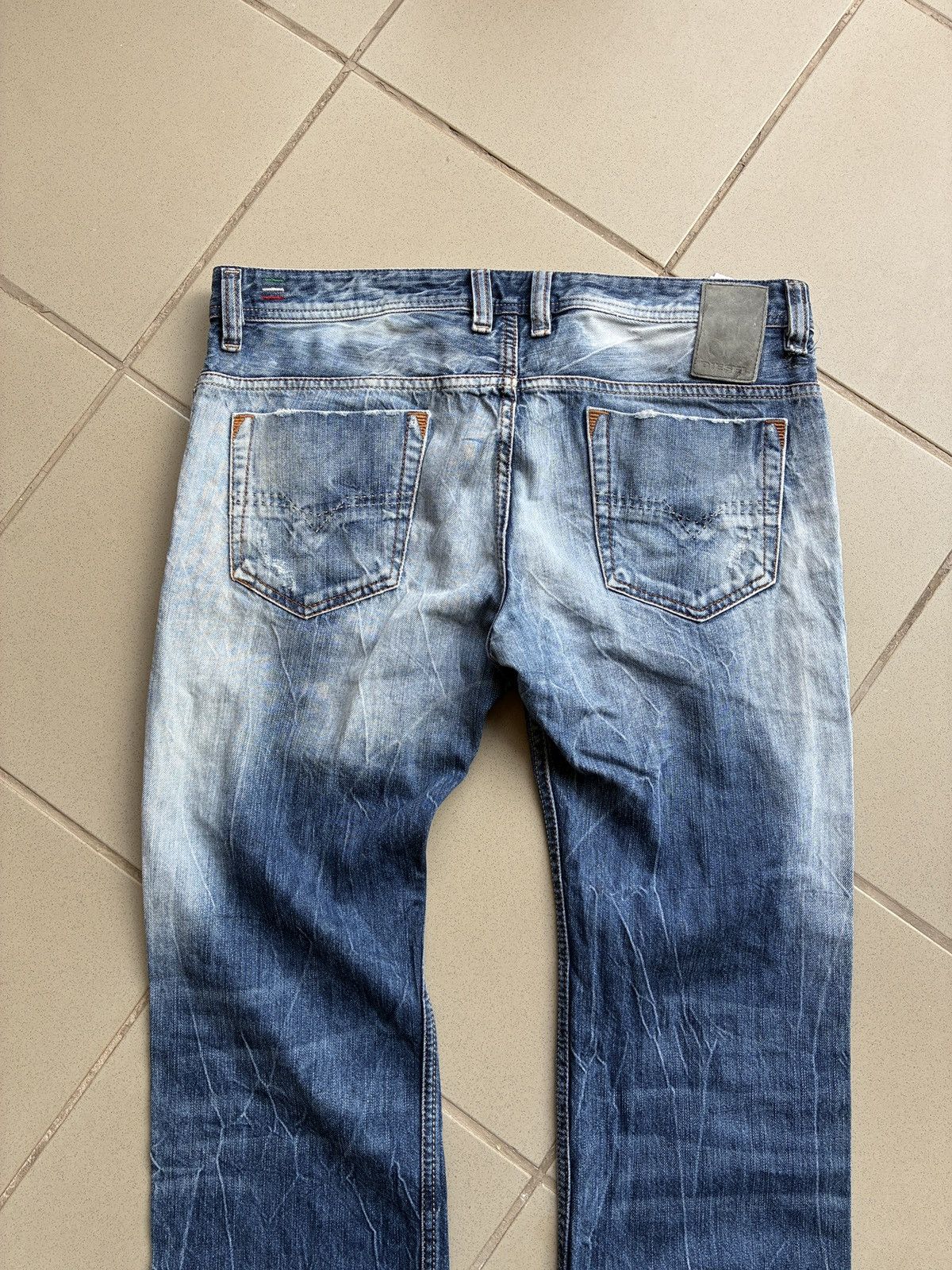 Diesel DIESEL SAFADO "Blue Eyecons" 0827V - Made in Italy - W33 L34 Size US 33 - 2 Thumbnail