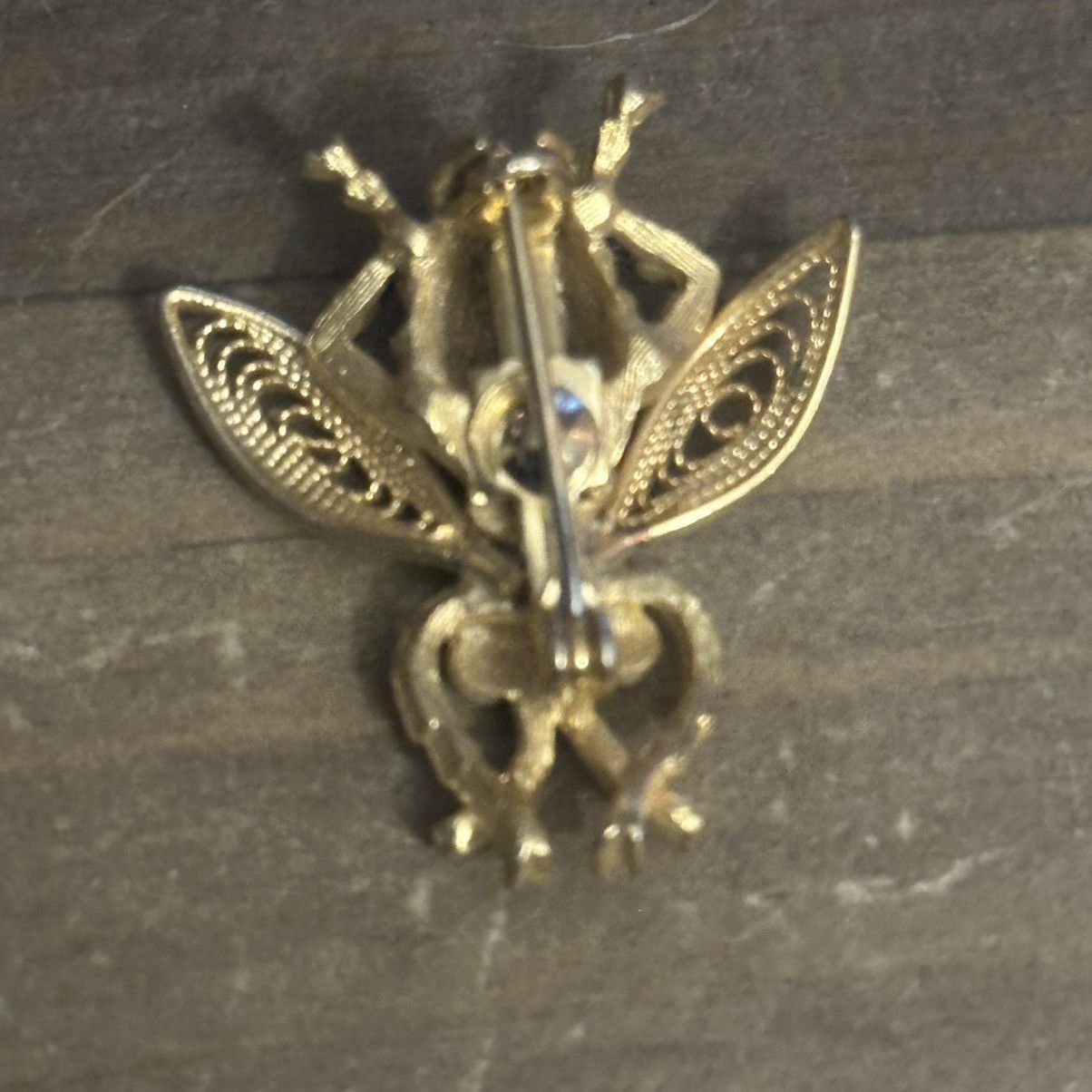 Vintage Vintage purple bee brooch Size ONE SIZE - 2 Thumbnail