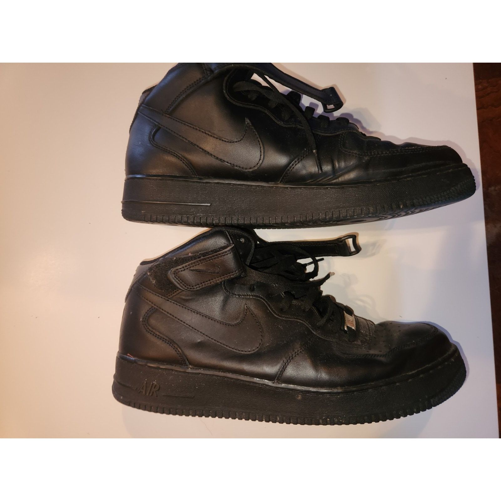 Nike Nike Air Force 1 Mid Black Size 13 Size US 13 / EU 46 - 3 Thumbnail