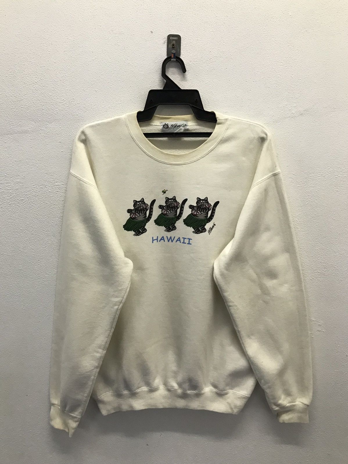 Vintage Vintage B Kliban Cats Hawaii Sweatshirt Size US S / EU 44-46 / 1 - 1 Thumbnail