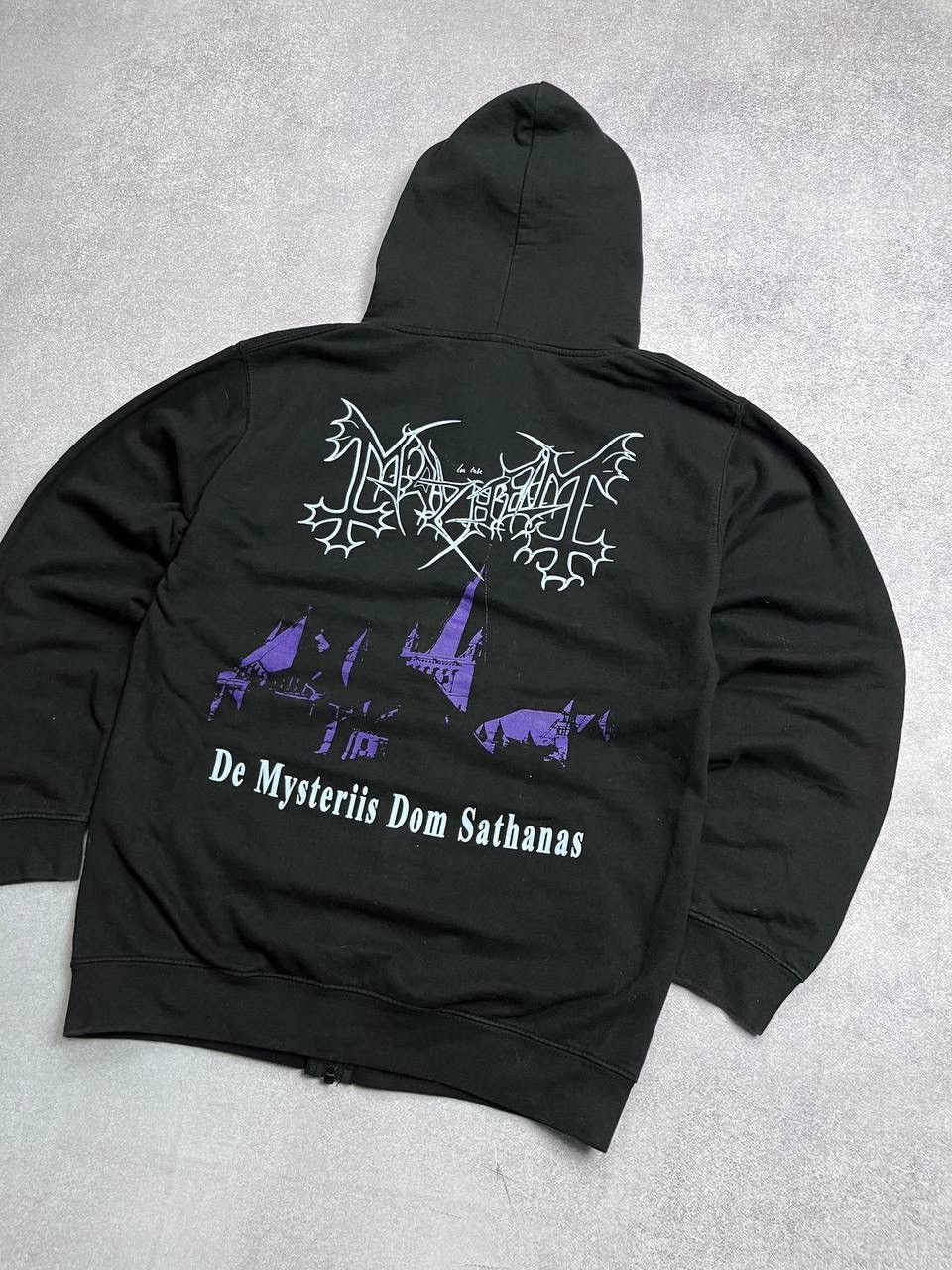 Band Tees Vintage Mayhem Mysteriis Dom Sathanas Boxy Zip Hoodie L Size US L / EU 52-54 / 3 - 7 Thumbnail