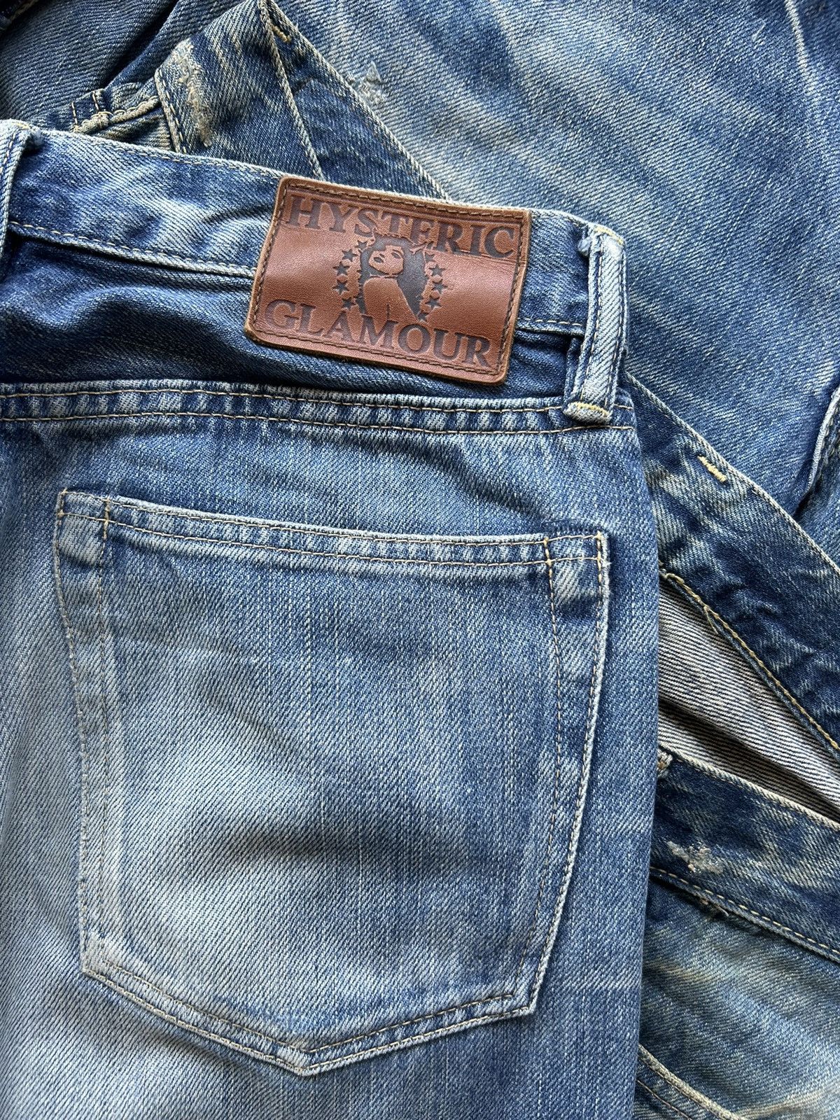 Hysteric Glamour × Japanese Brand Vintage Hysteric Glamour Selvedge disteressed denim🔥 Size US 29 - 11 Thumbnail