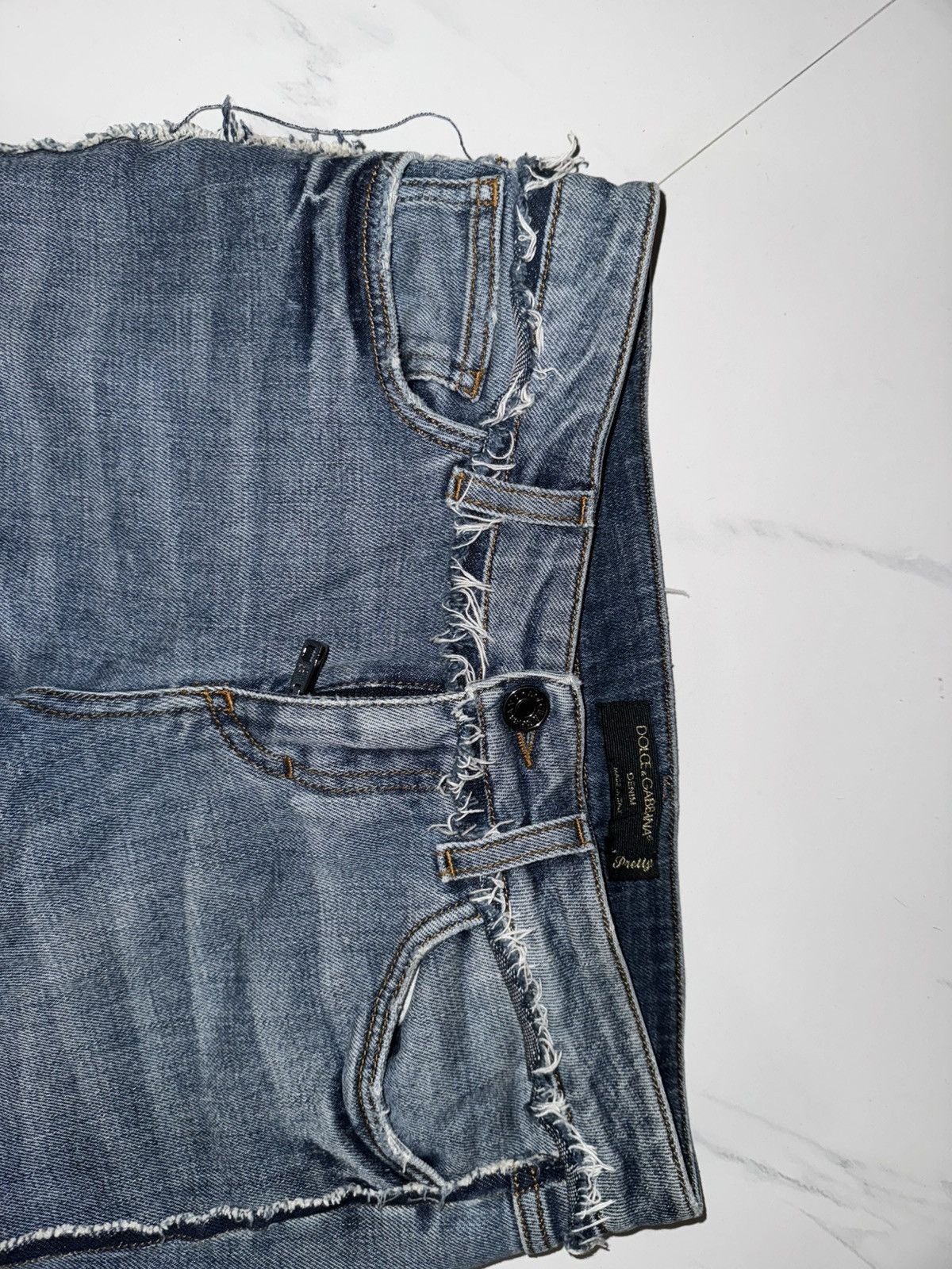 Dolce & Gabbana Distressed Ripped Dolce and Gabbana skinny jeans Size 27" / US 4 / IT 40 - 5 Thumbnail