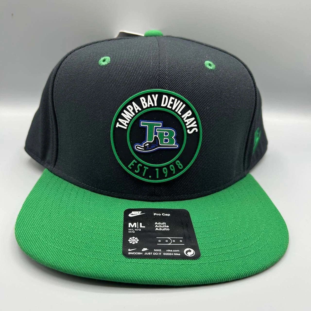 Nike Tampa Bay Devil Rays x Nike Pro Hat Men M-L Dri-Fit SnapBack Size ONE SIZE - 1 Thumbnail