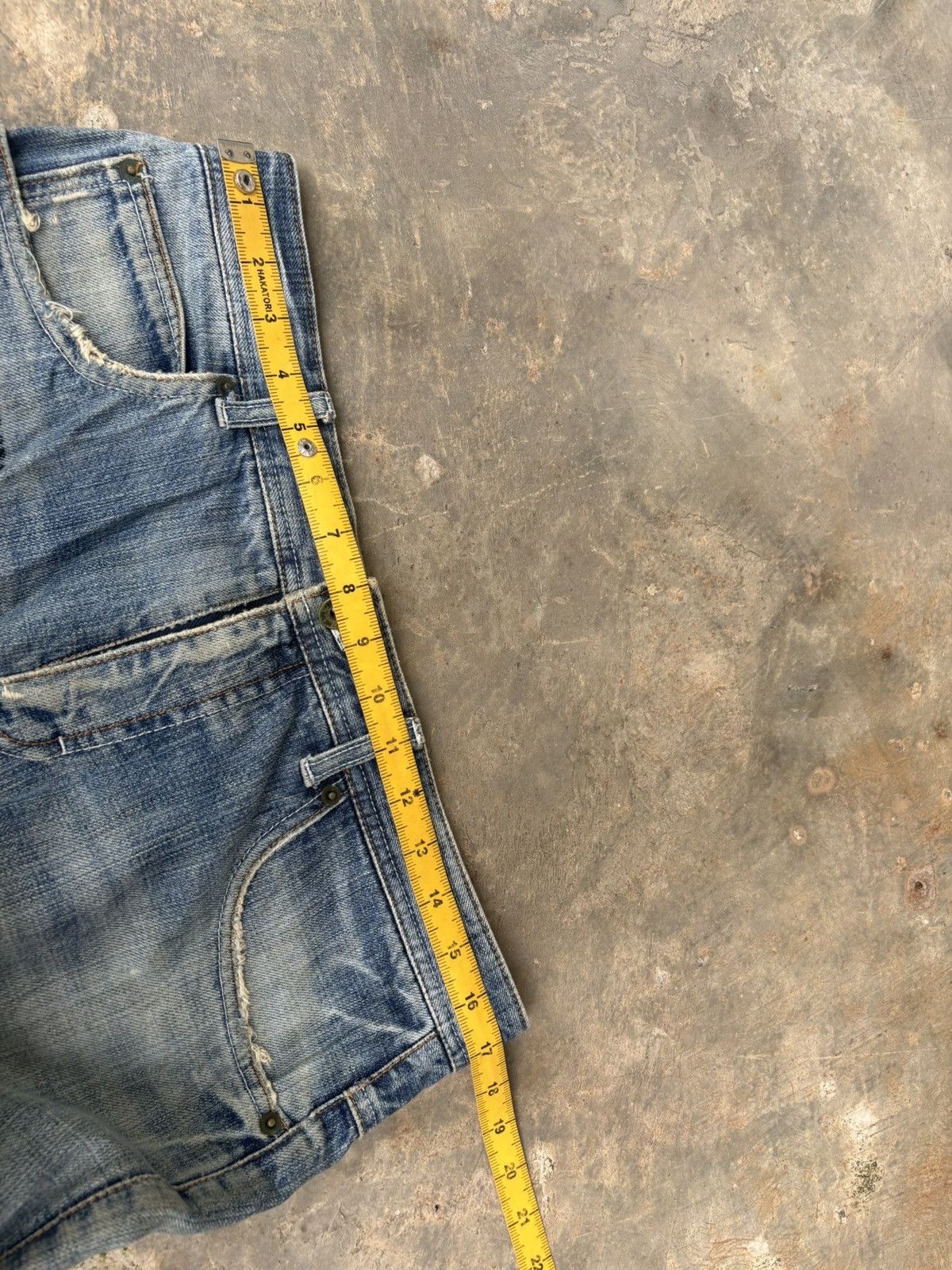 Hysteric Glamour Distressed Denim Nature And Blue Ifsixwasnine Style Jeans Size US 33 - 15 Thumbnail