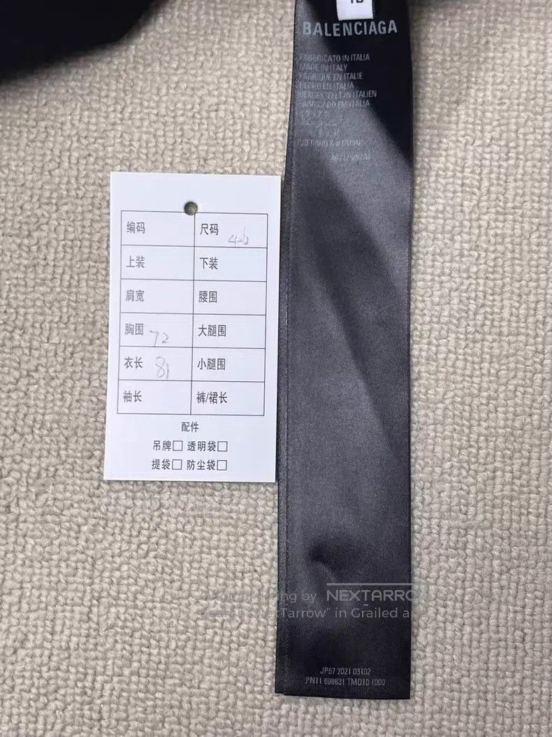 Balenciaga Balenciaga Lightning Letter Logo Pattern Printed Hooded Wi Size US S / EU 44-46 / 1 - 4 Thumbnail