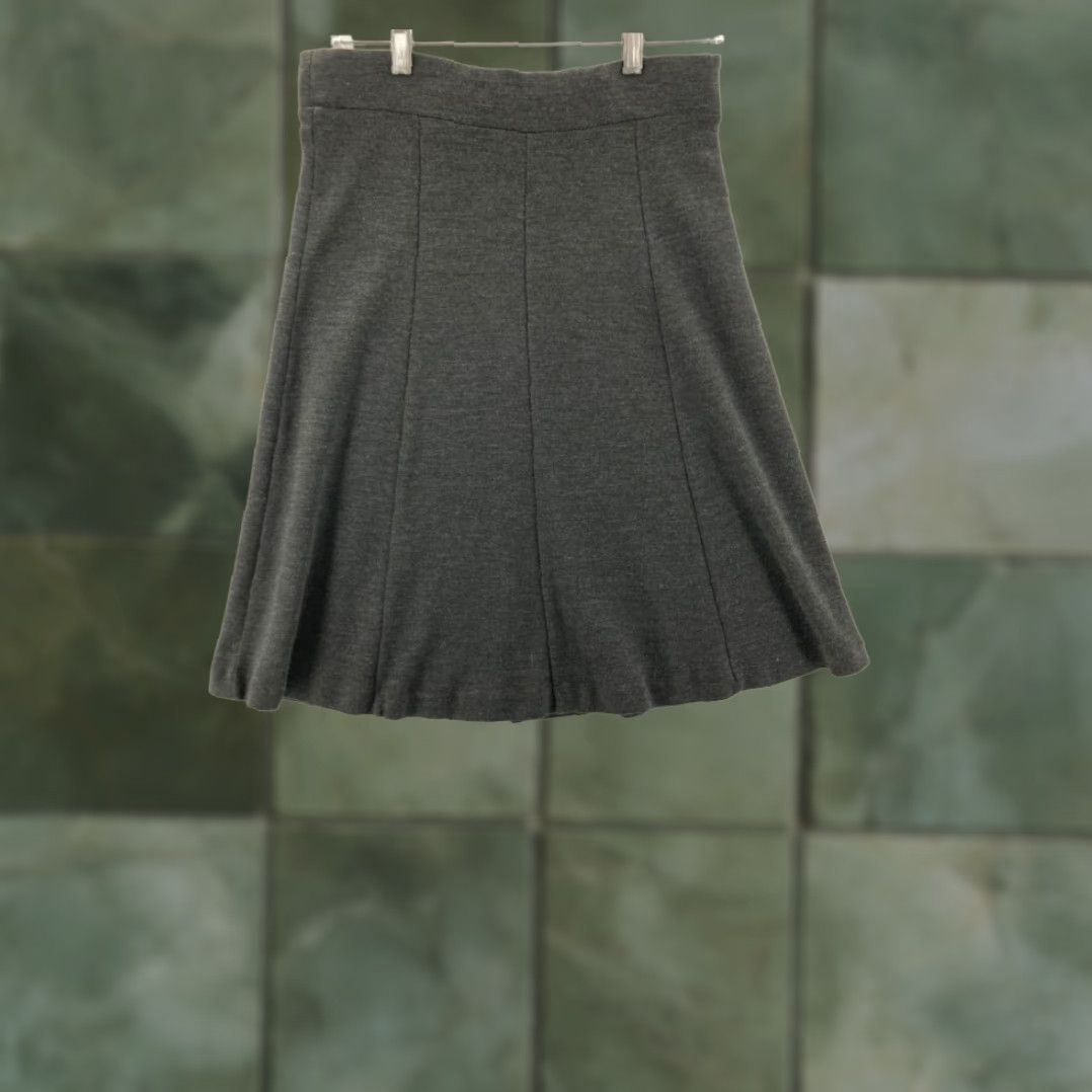 Banana Republic Banana Republic Womens Gray Wool Blend Skirt Size 2 Size 26" / US 2 / IT 38 - 6 Thumbnail