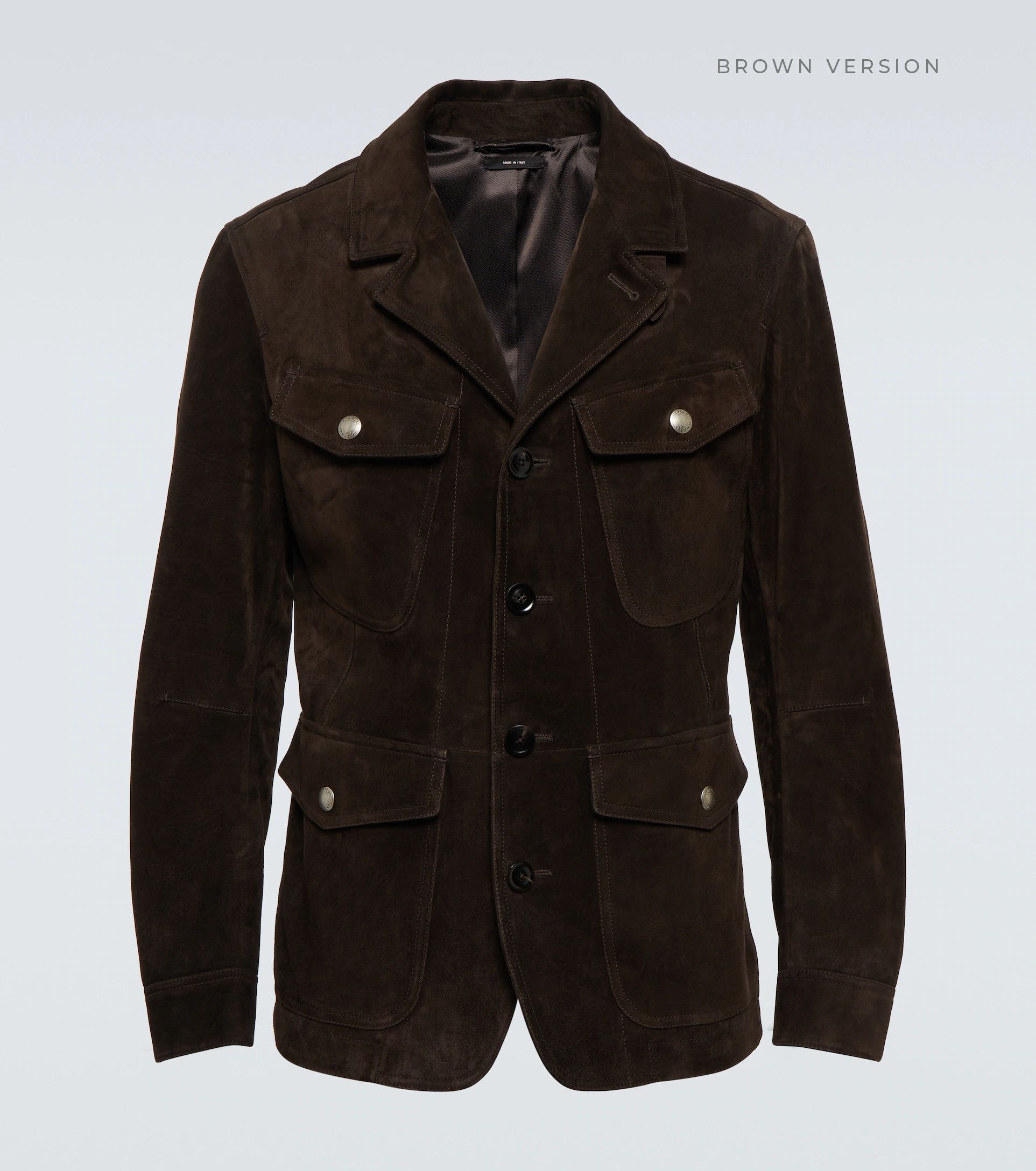 Tom Ford Ultimate Ultra-Rare New $10,800 w/tax Suede Field Jacket Size US M / EU 48-50 / 2 - 7 Thumbnail