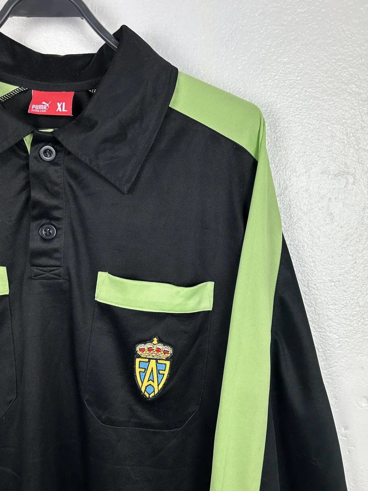 Puma Vintage Puma Spain RFEF Referee Long Sleeve Soccer Jersey Size US XL / EU 56 / 4 - 2 Thumbnail