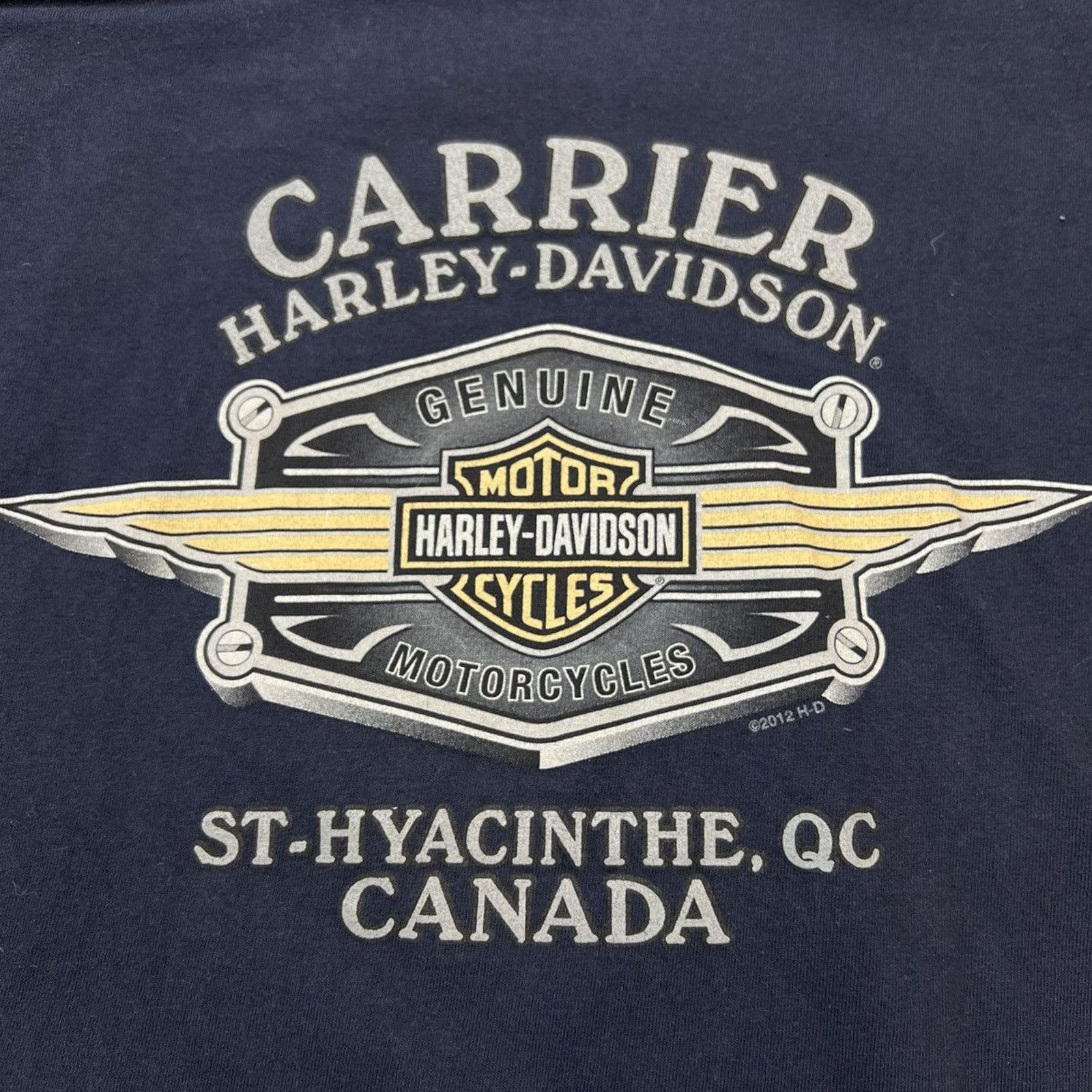 Harley Davidson × Vintage VTG 2013 Harley Davidson T Shirt 4XL Double Sided Biker Tee Size US XXL / EU 58 / 5 - 6 Thumbnail
